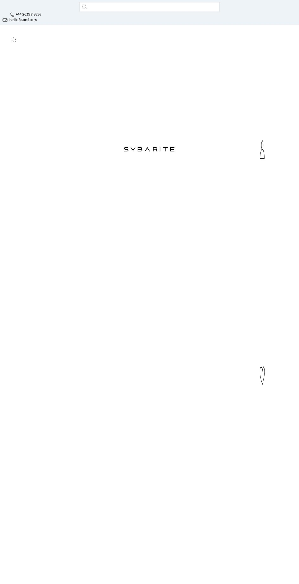 sybaritejewelry.com — Shopify storefront screenshot