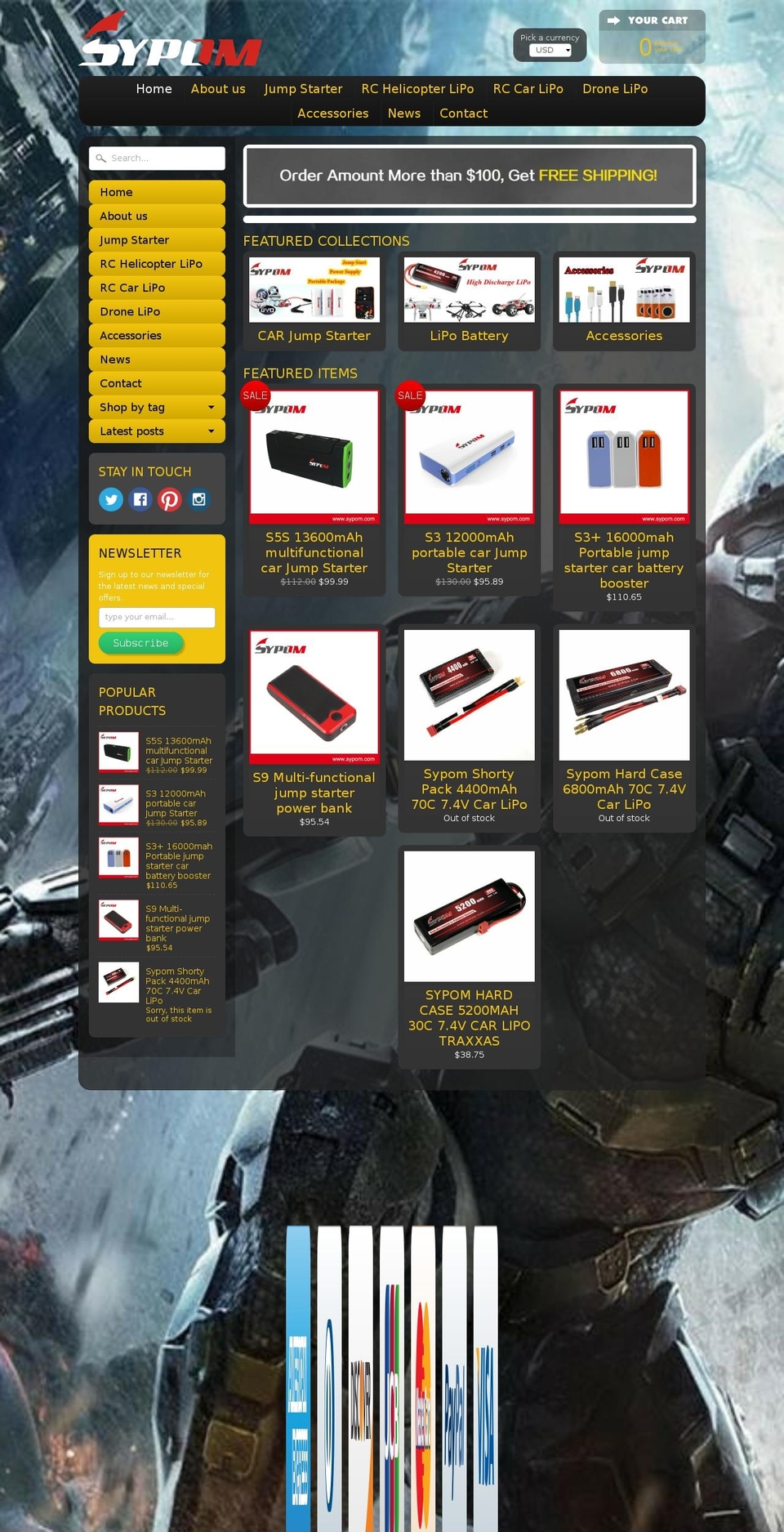 sybom.com shopify website screenshot