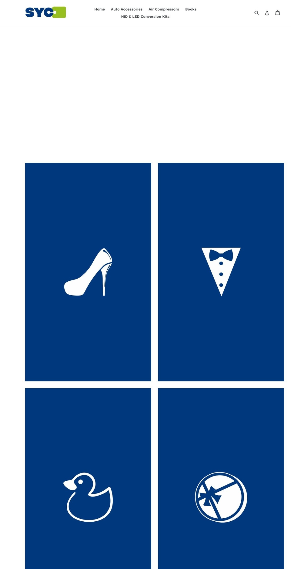 sycgifts.com shopify website screenshot