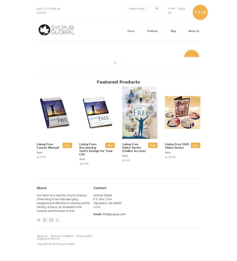 Sycamore Publications 1 - 2015-11-17 Shopify theme site example sycpubglobal.net