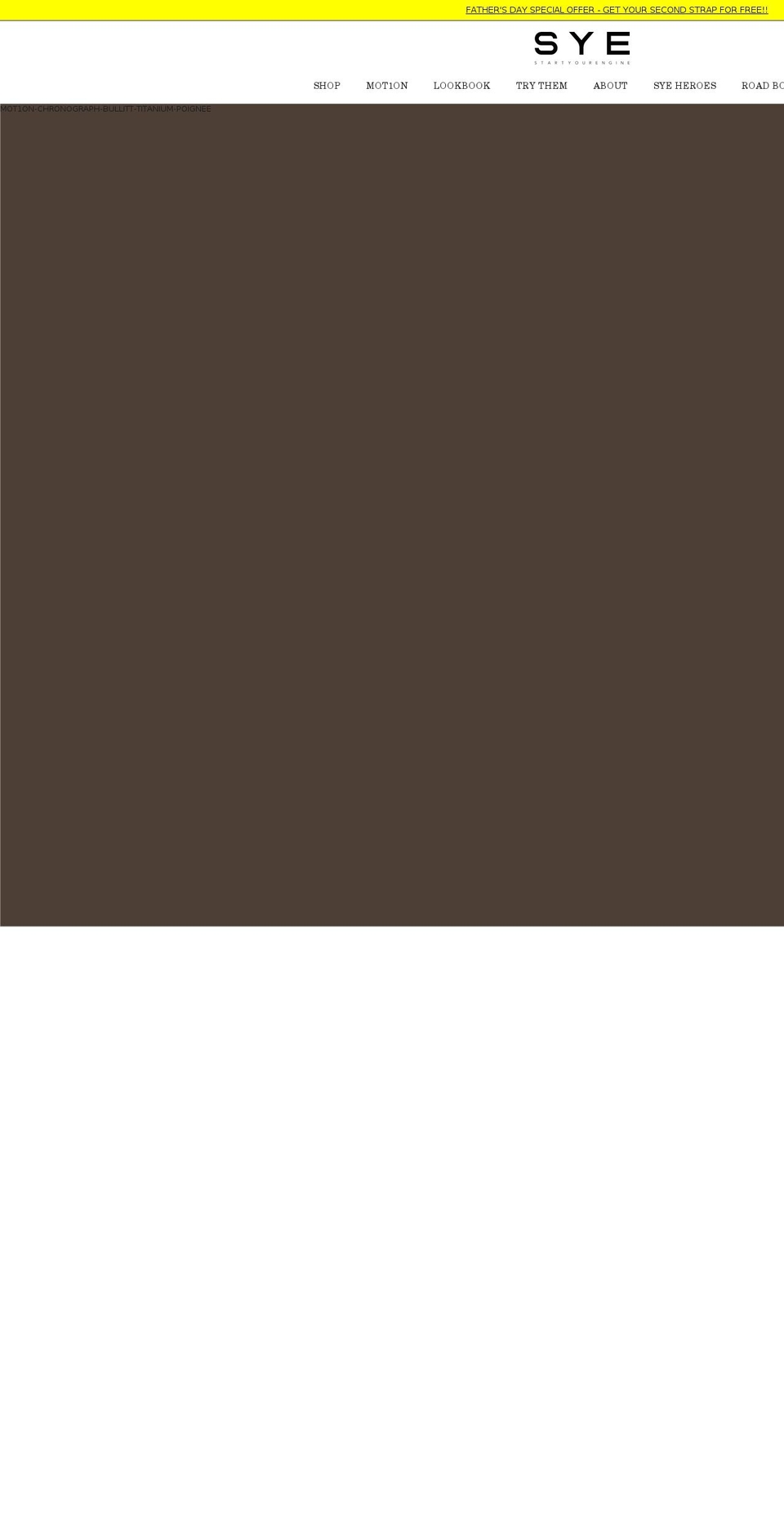 syewatches.com shopify website screenshot