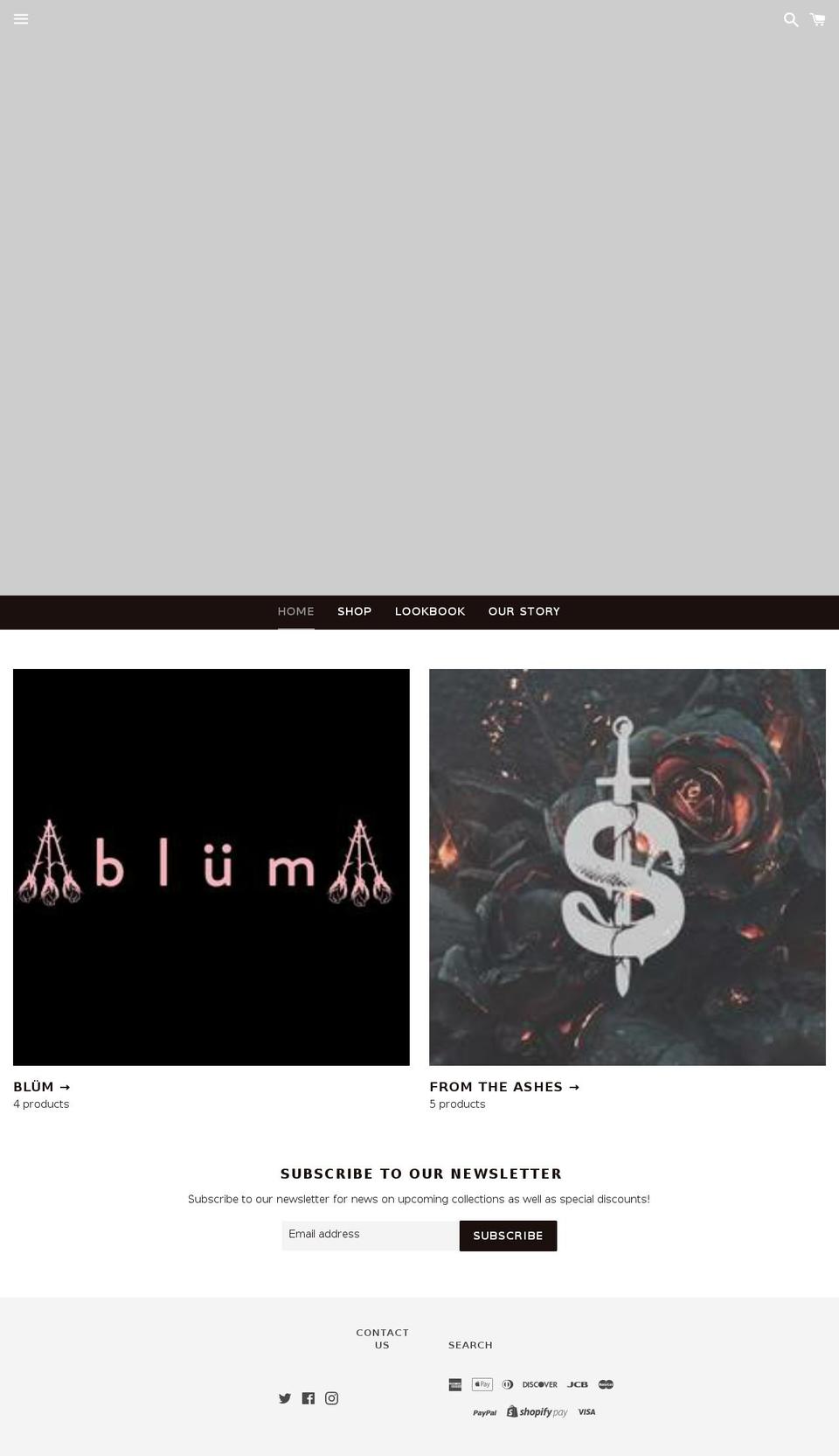 sykebrand.com shopify website screenshot