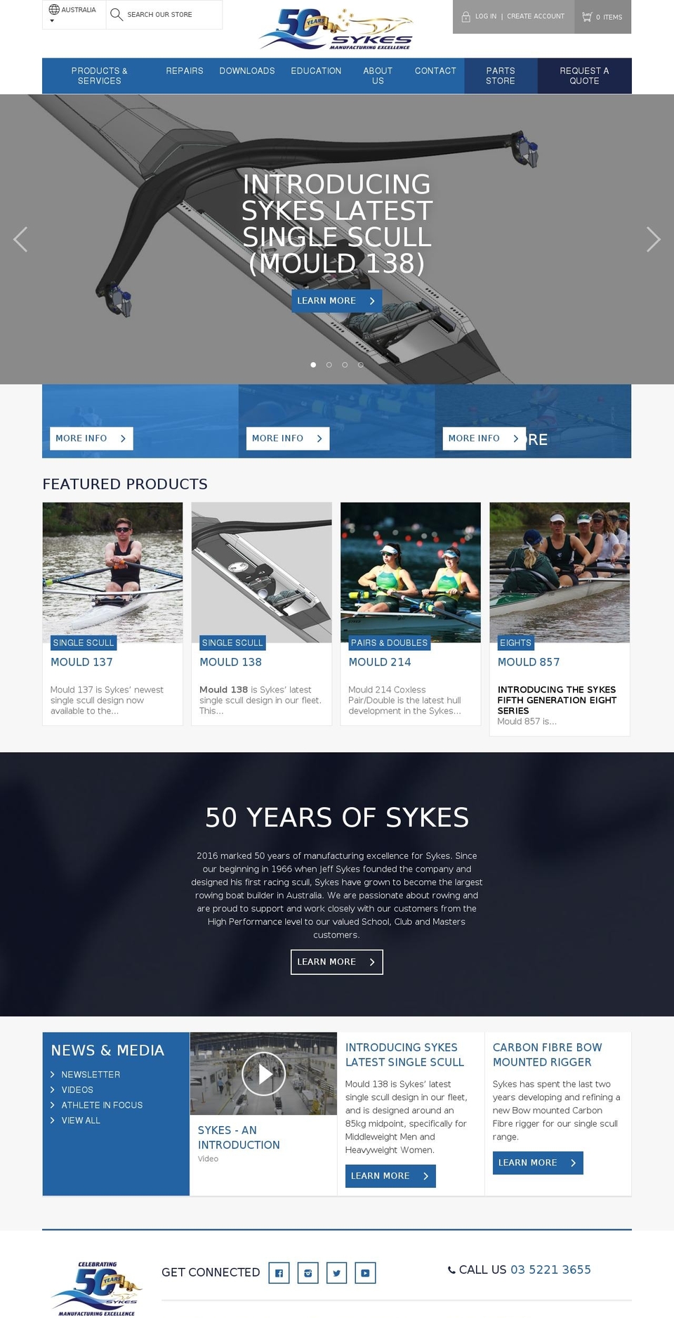 sykes.com.au shopify website screenshot