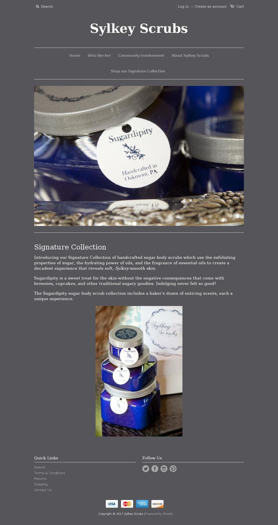 sylkeyscrubs.com shopify website screenshot
