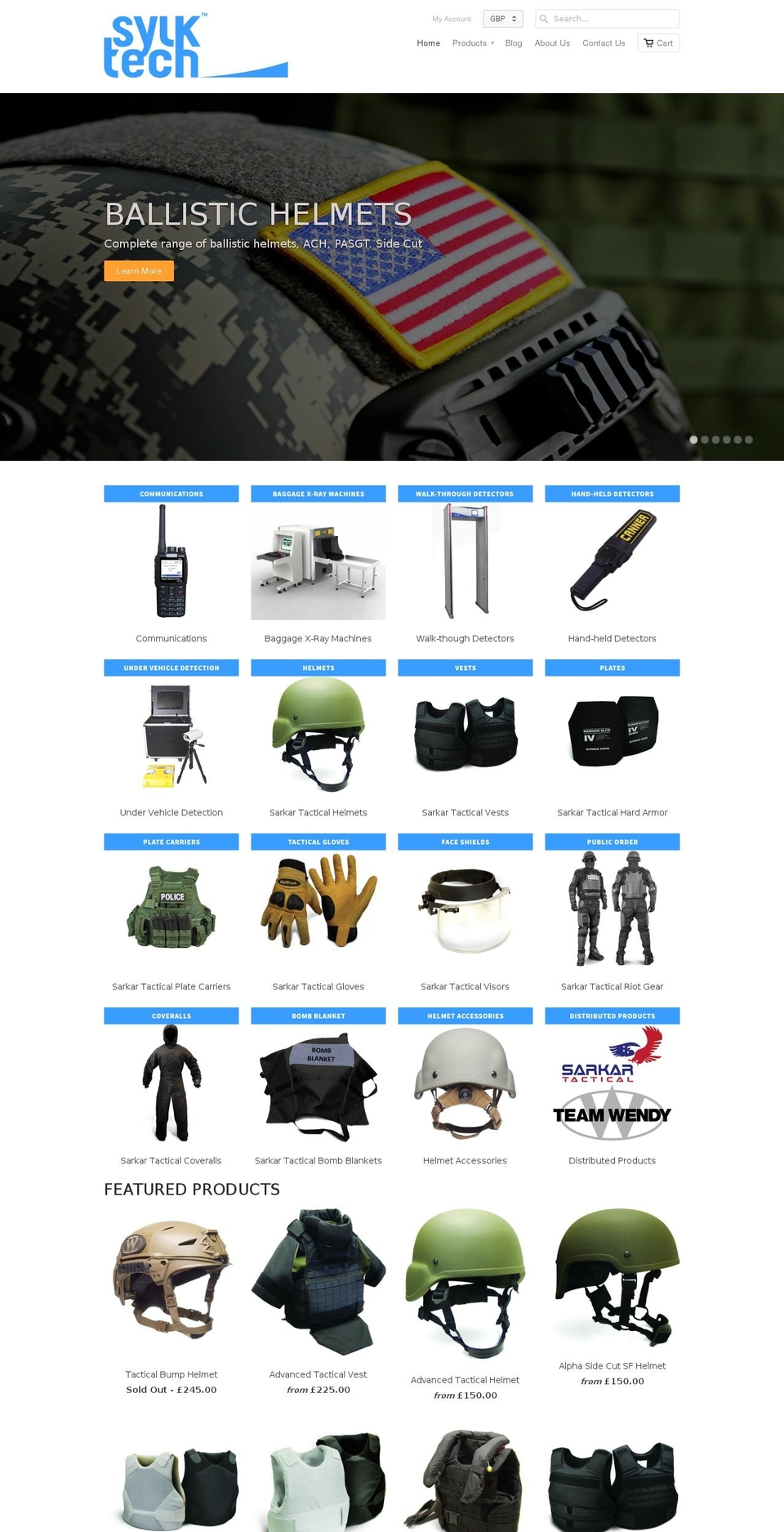 sylktech.com shopify website screenshot