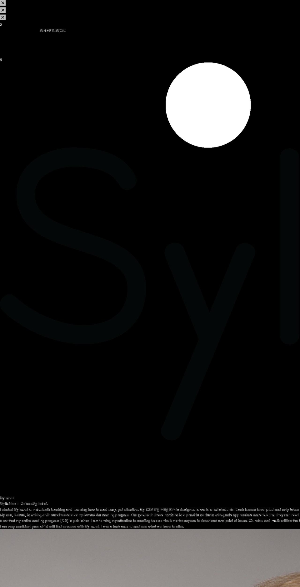 sylladot.myshopify.com shopify website screenshot