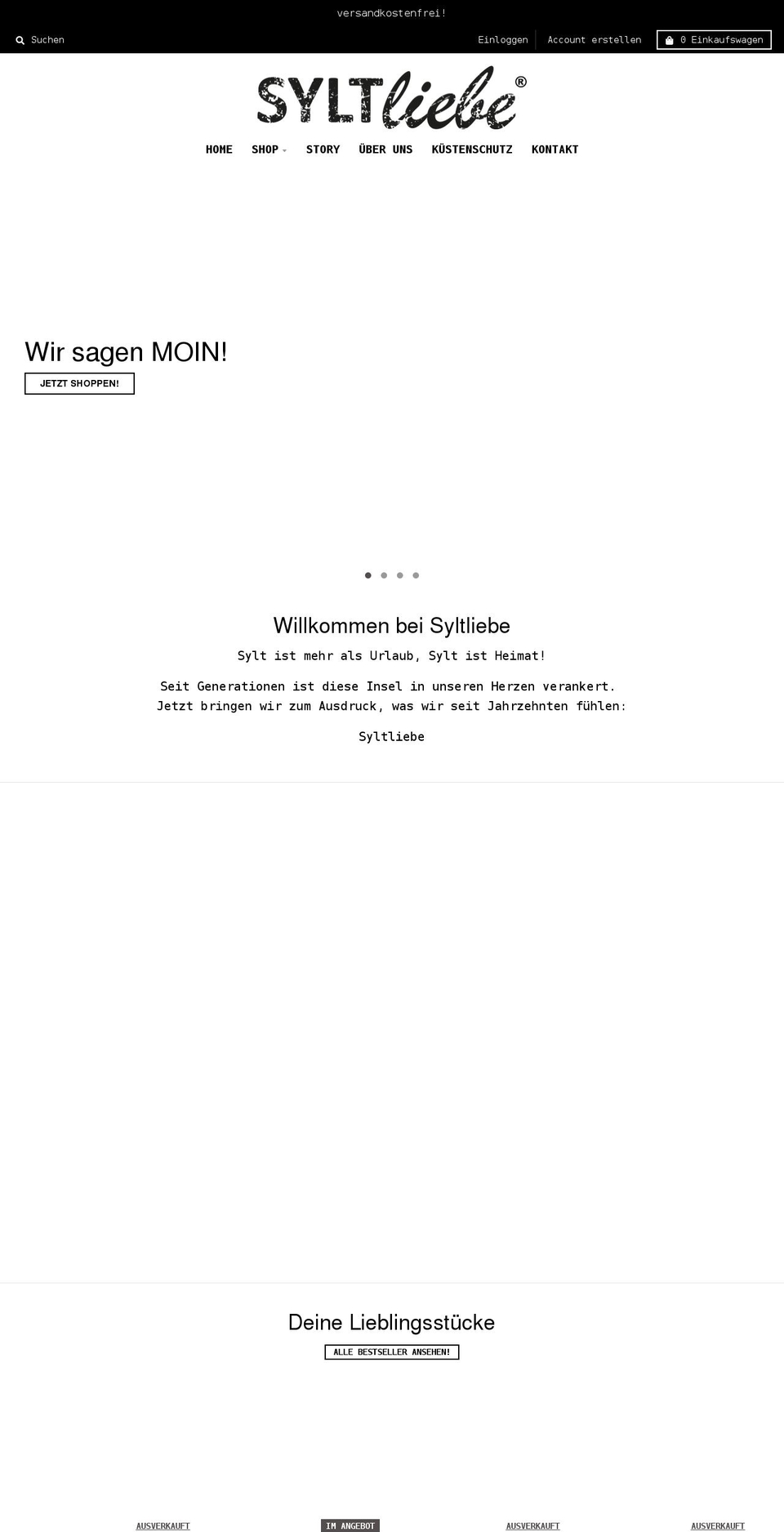 syltliebe.de shopify website screenshot