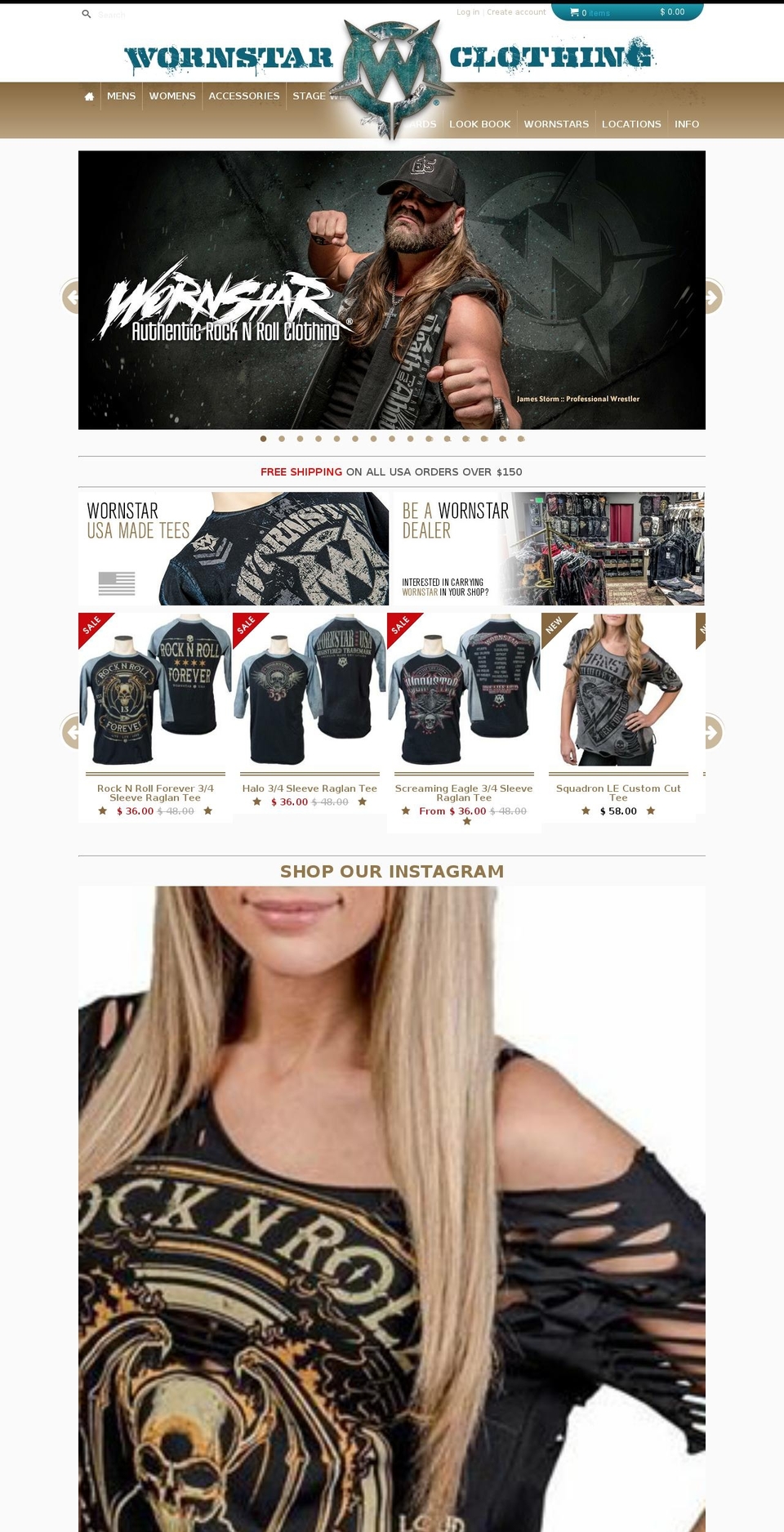 wornstarTemplate Shopify theme site example sylviajensen.com