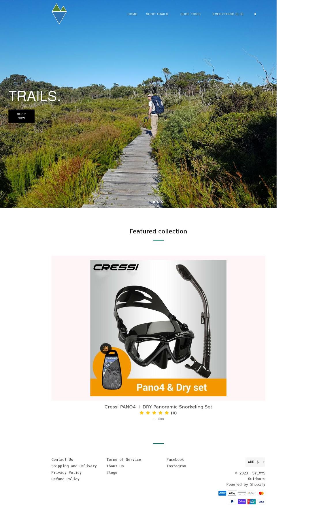 sylvys.com shopify website screenshot