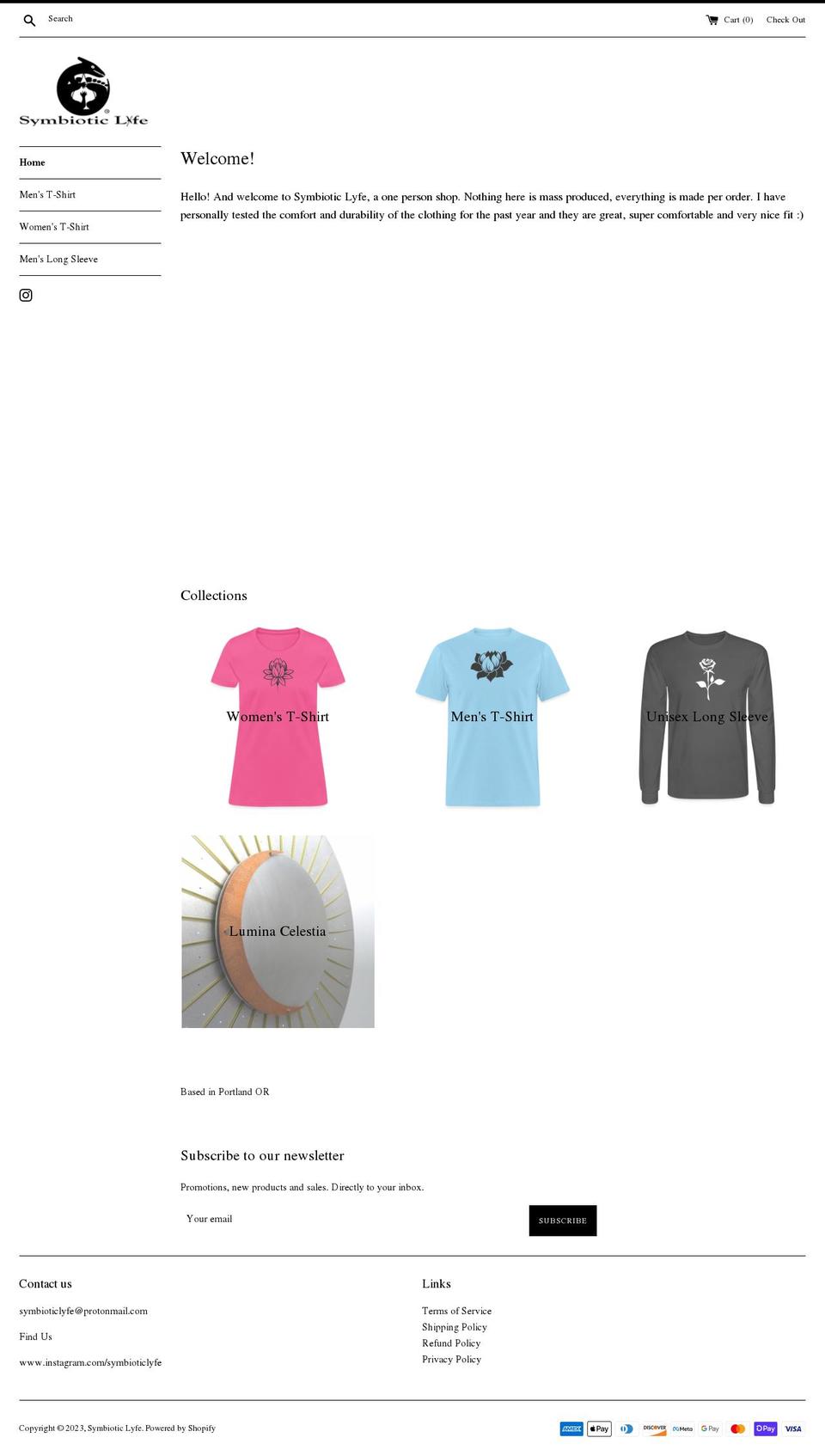 symbioticlyfe.com shopify website screenshot