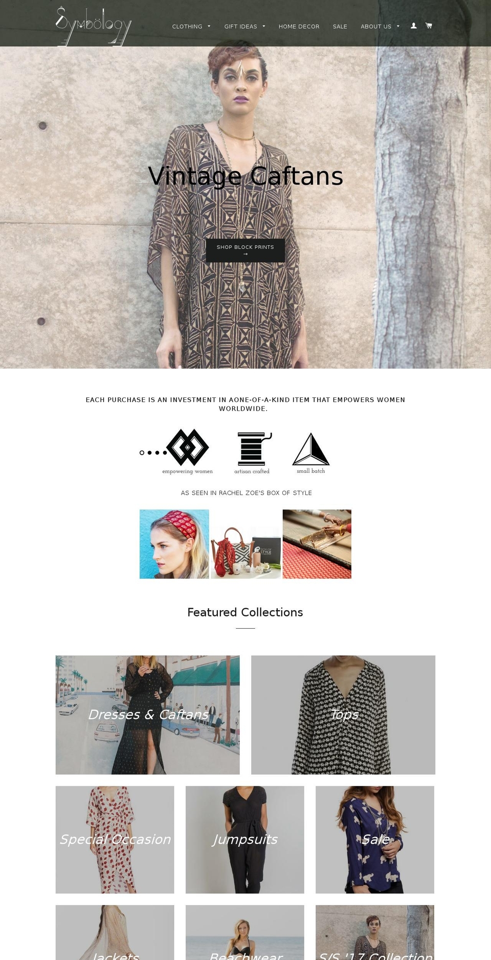 symbologyclothing.com shopify website screenshot