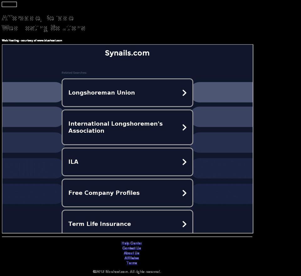 synails.com shopify website screenshot