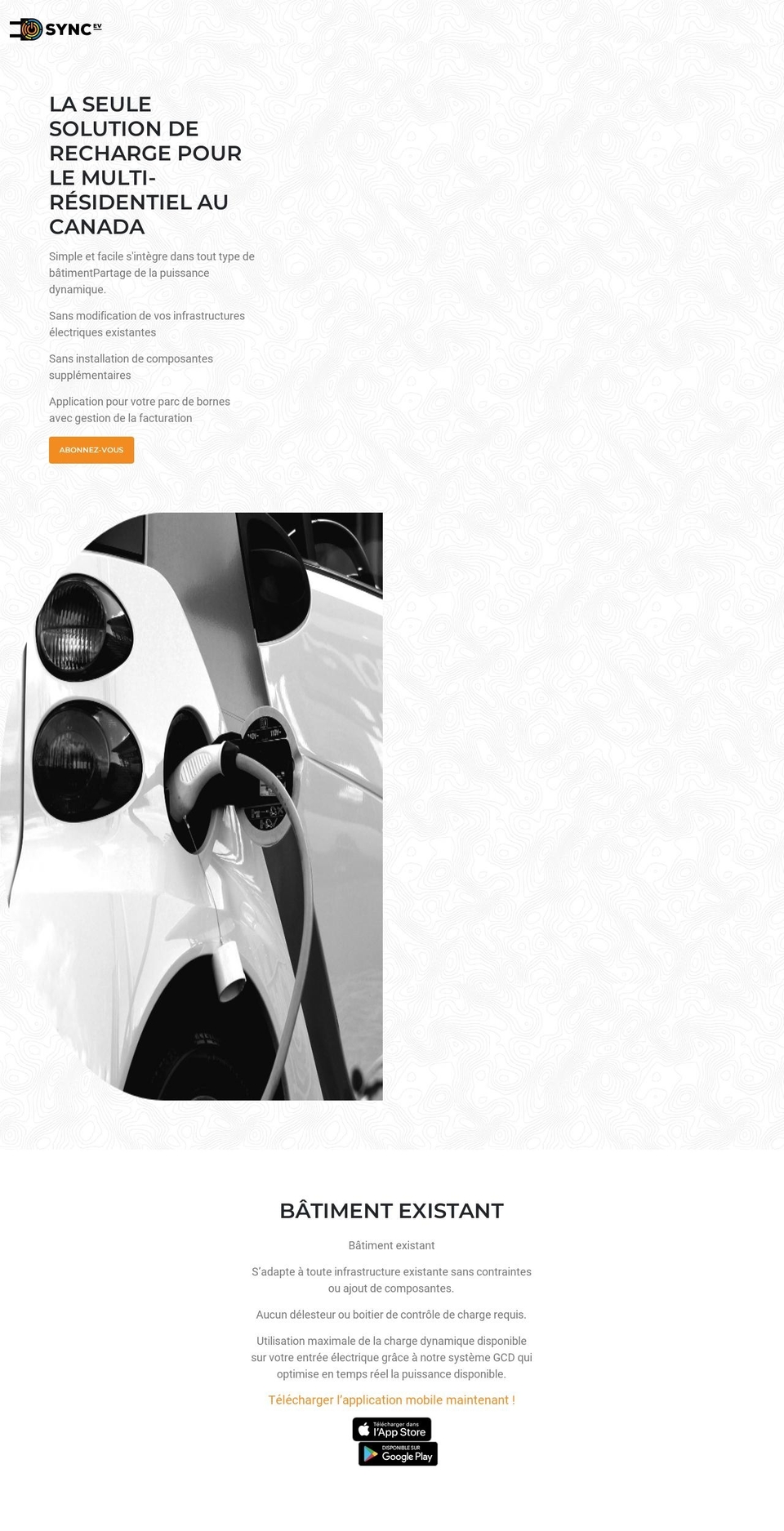 syncev.com shopify website screenshot