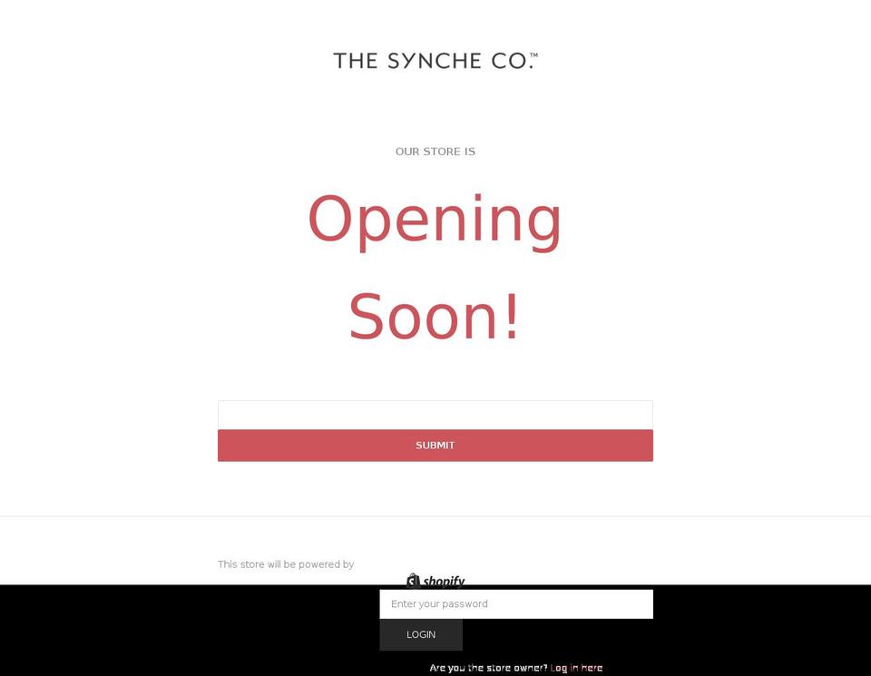 syncheco.com — Shopify storefront screenshot