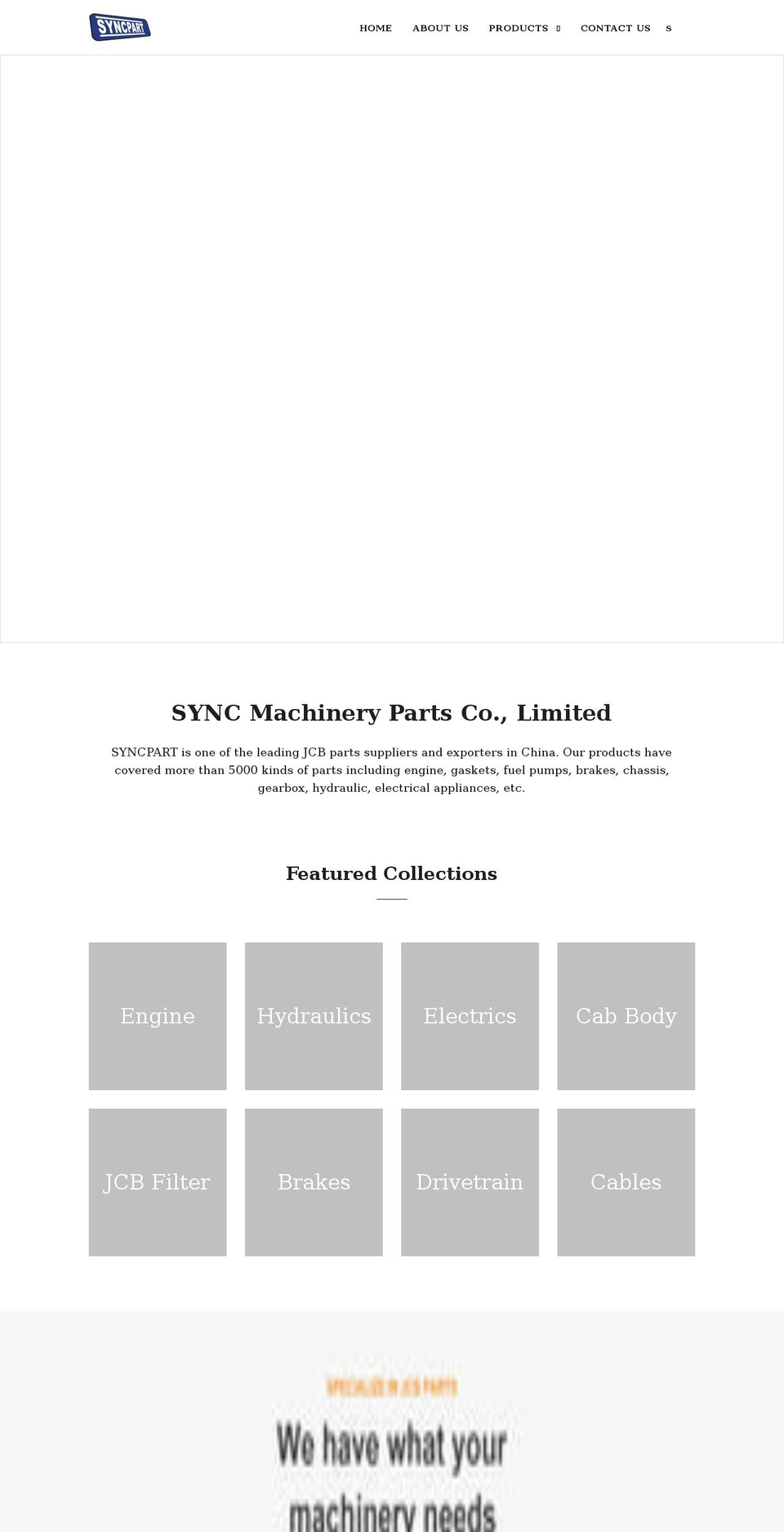syncpart.net shopify website screenshot