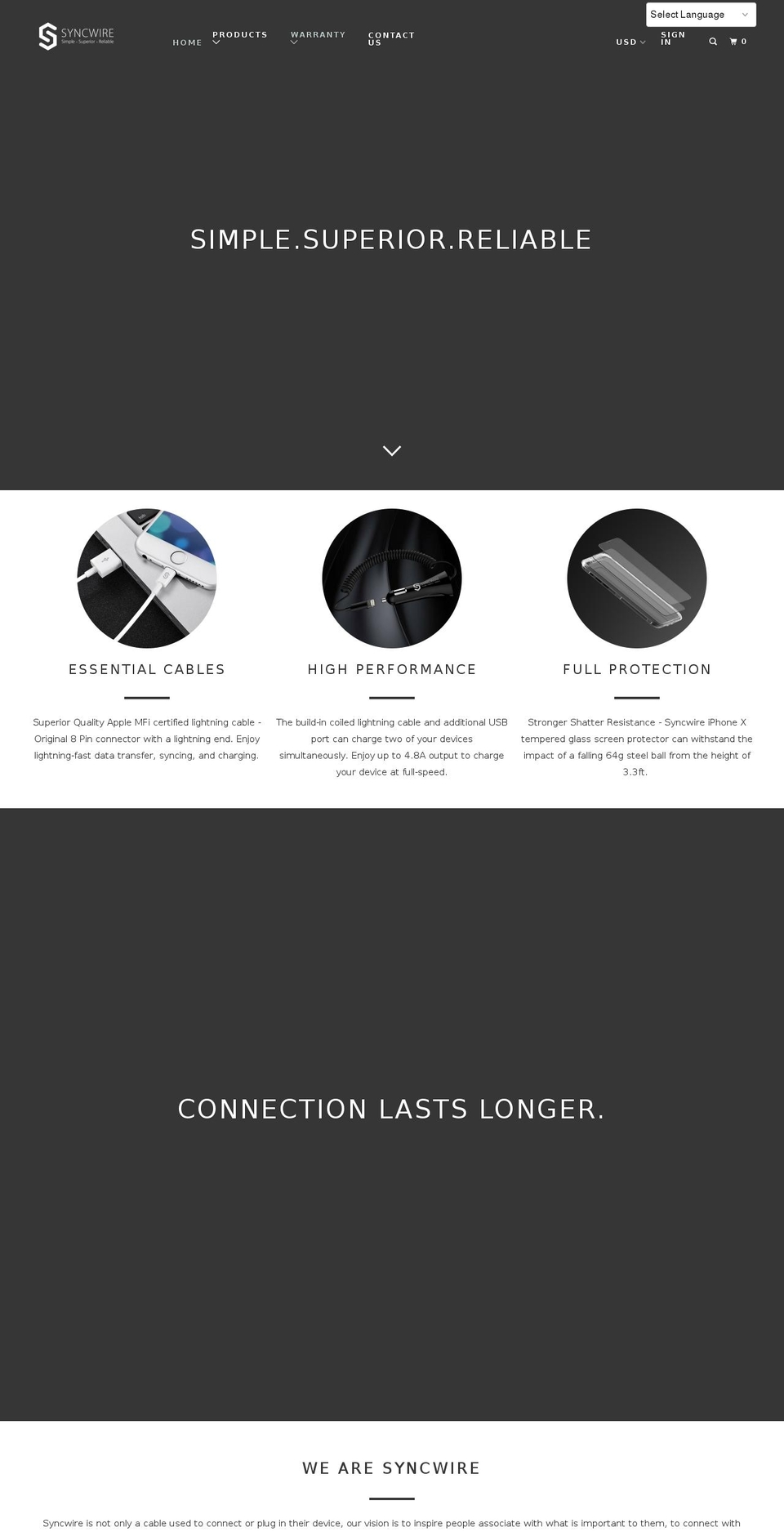 syncwire.com — Shopify storefront screenshot