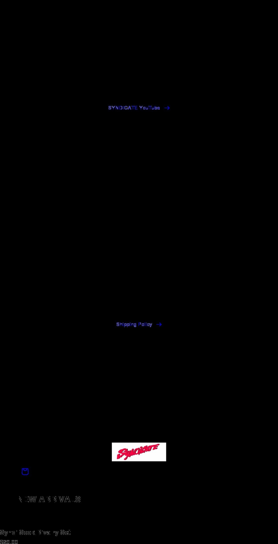 syndicatela.com shopify website screenshot