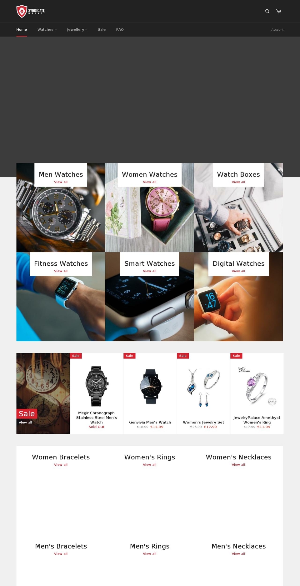 syndicatemarket.com — Shopify storefront screenshot