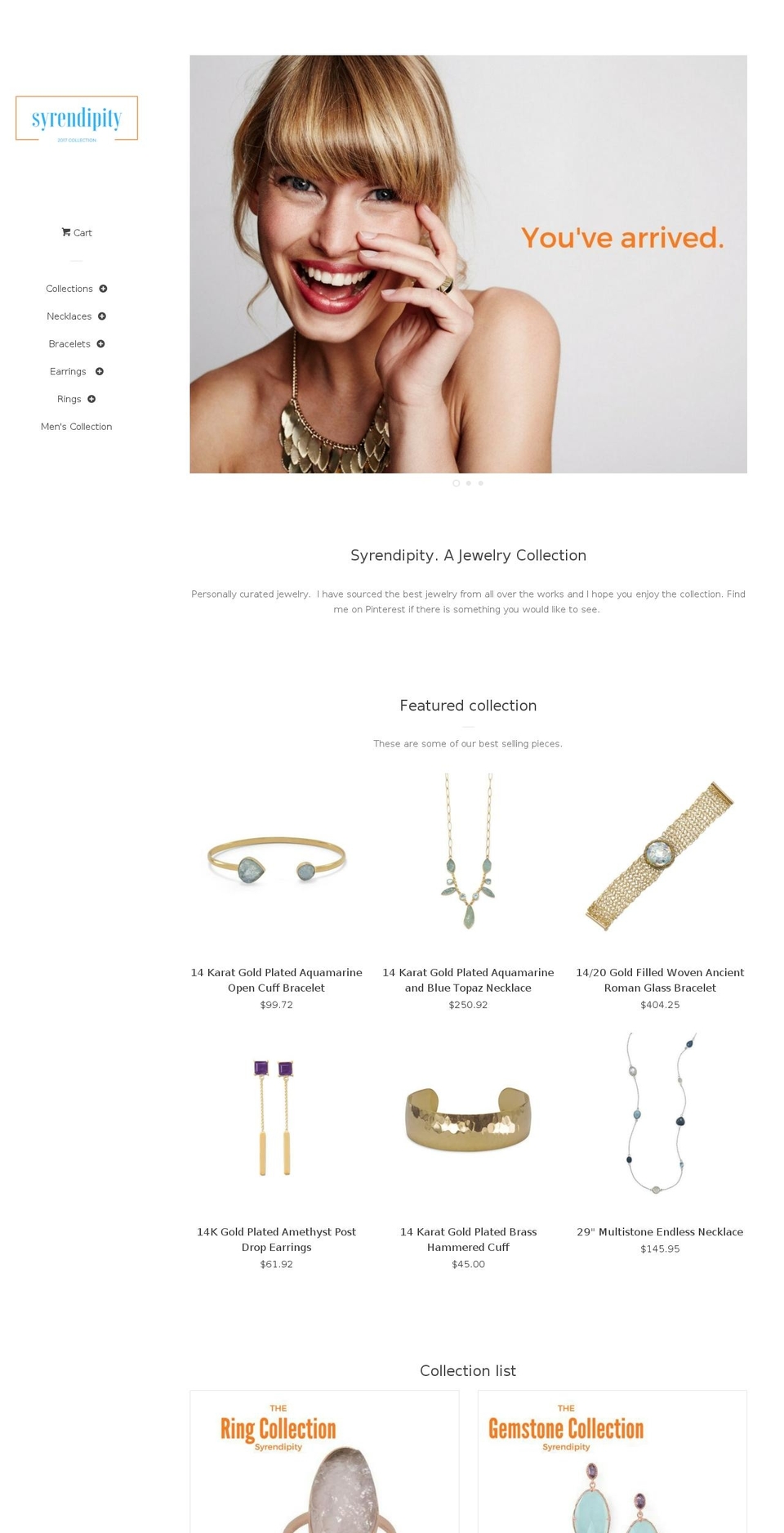 Copy of Pop Shopify theme site example syrendipity.com