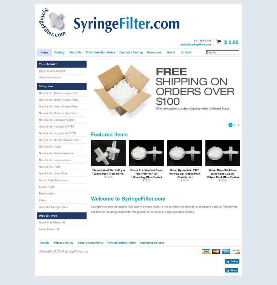 syrfil.com — Shopify storefront screenshot