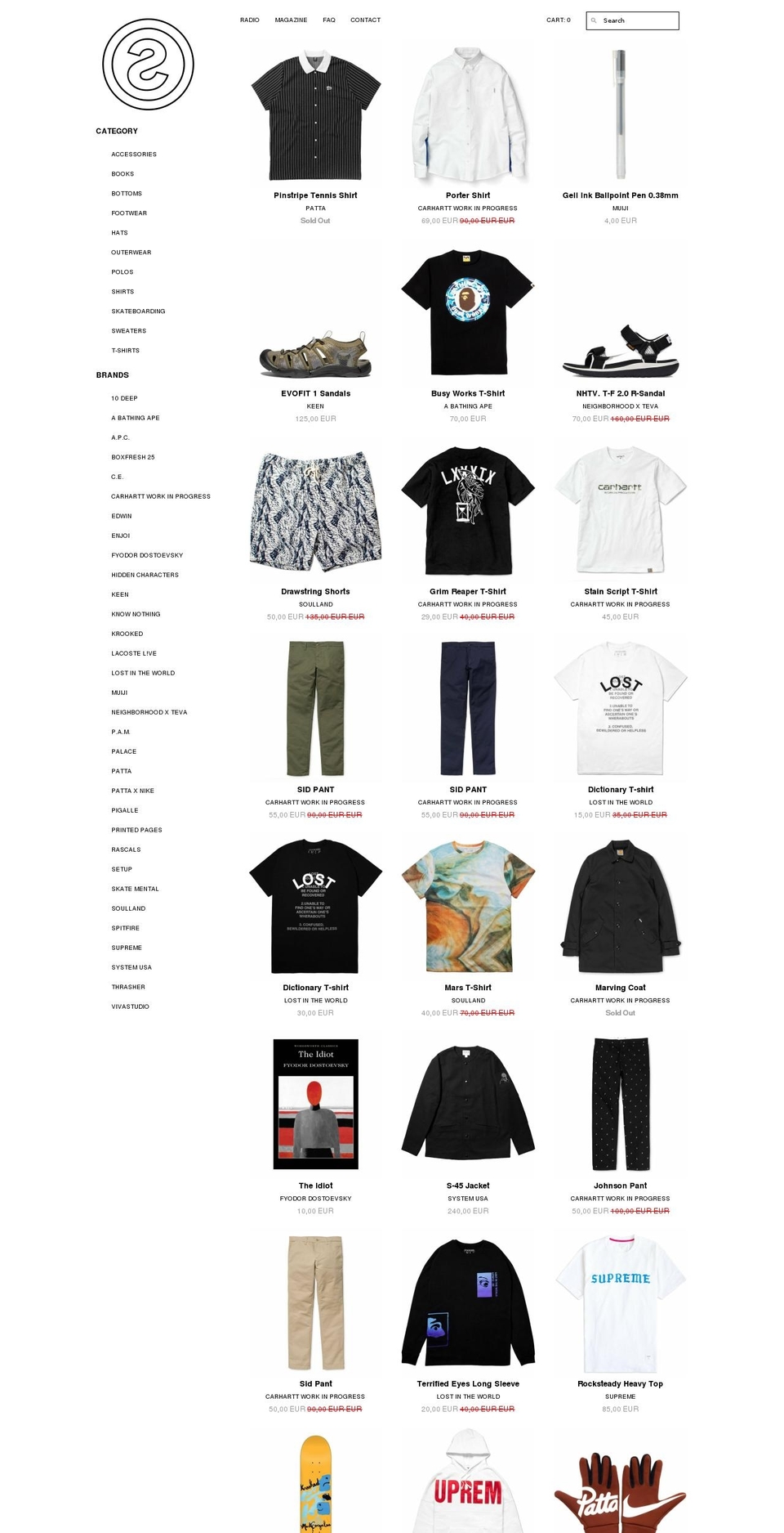 system-goods.com shopify website screenshot