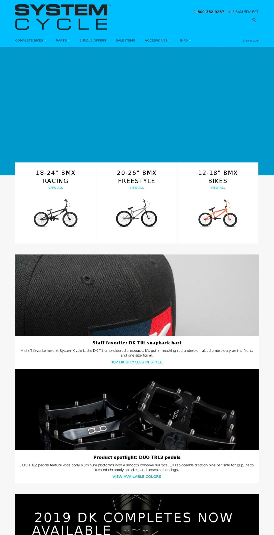 systemcycle.com shopify website screenshot