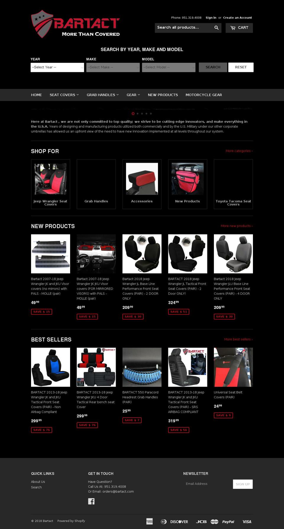 systemseatcovers.com — Shopify storefront screenshot