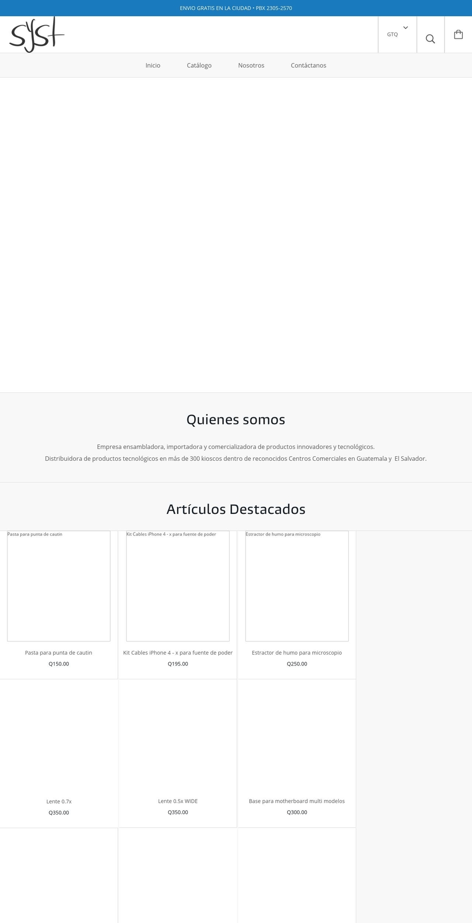 systgt.com — Shopify storefront screenshot