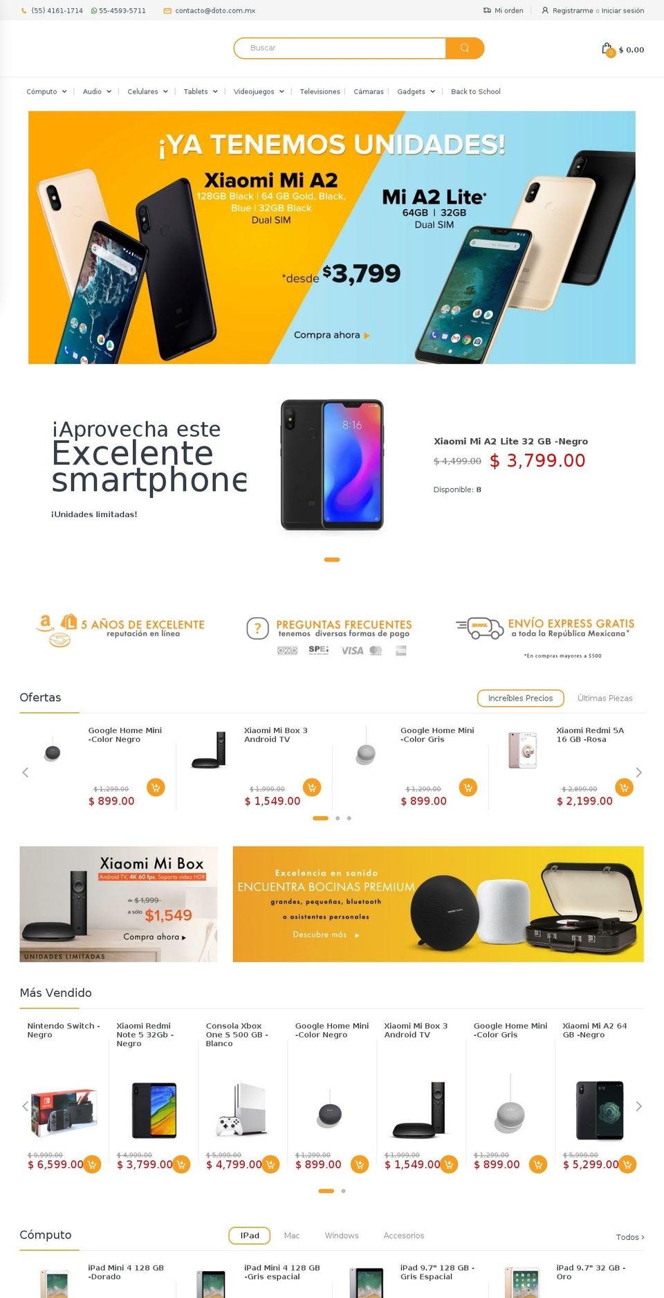 systore.com.mx shopify website screenshot