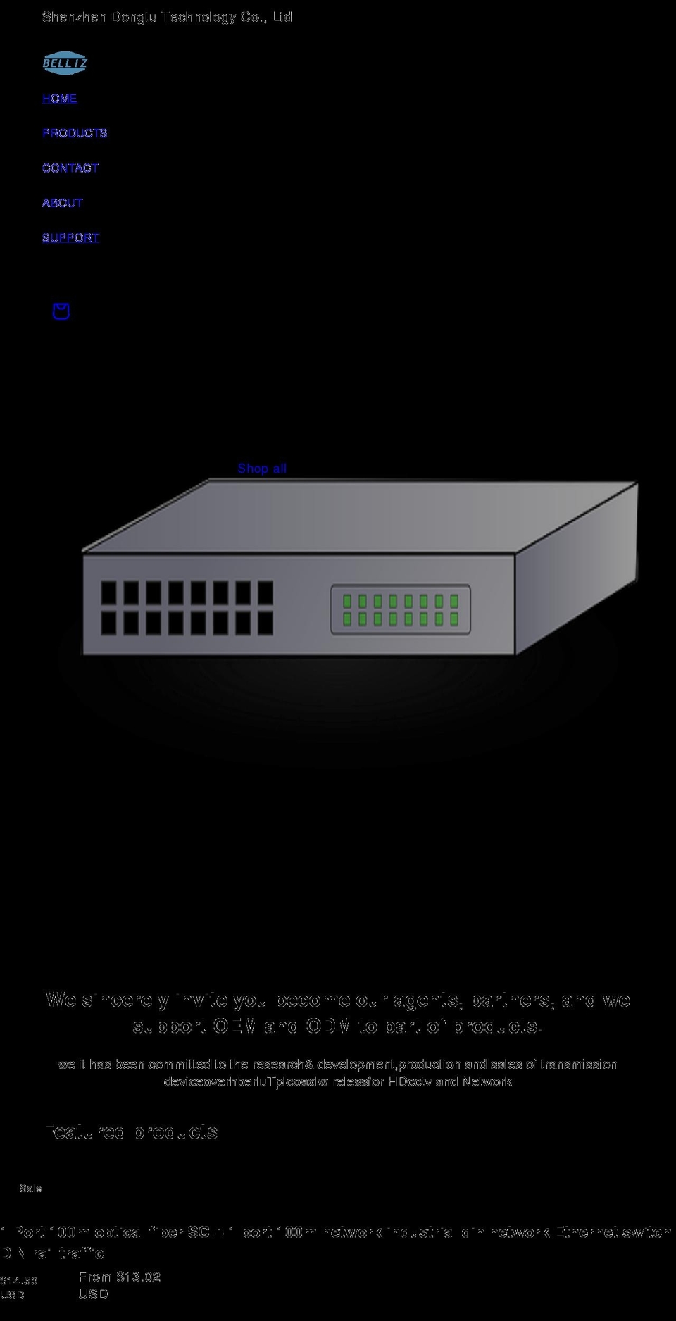 sz-electronic.com shopify website screenshot
