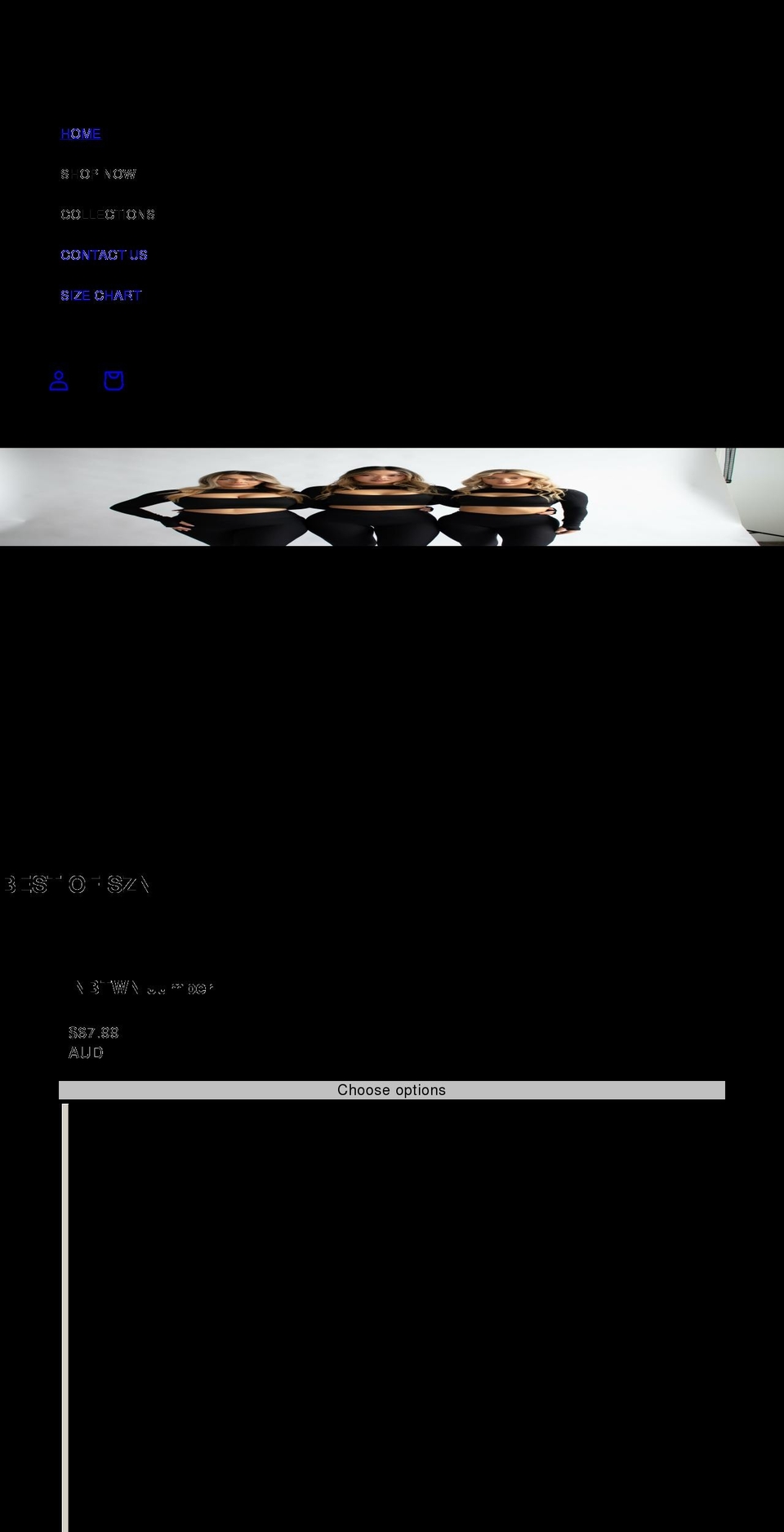 sznactive.com shopify website screenshot