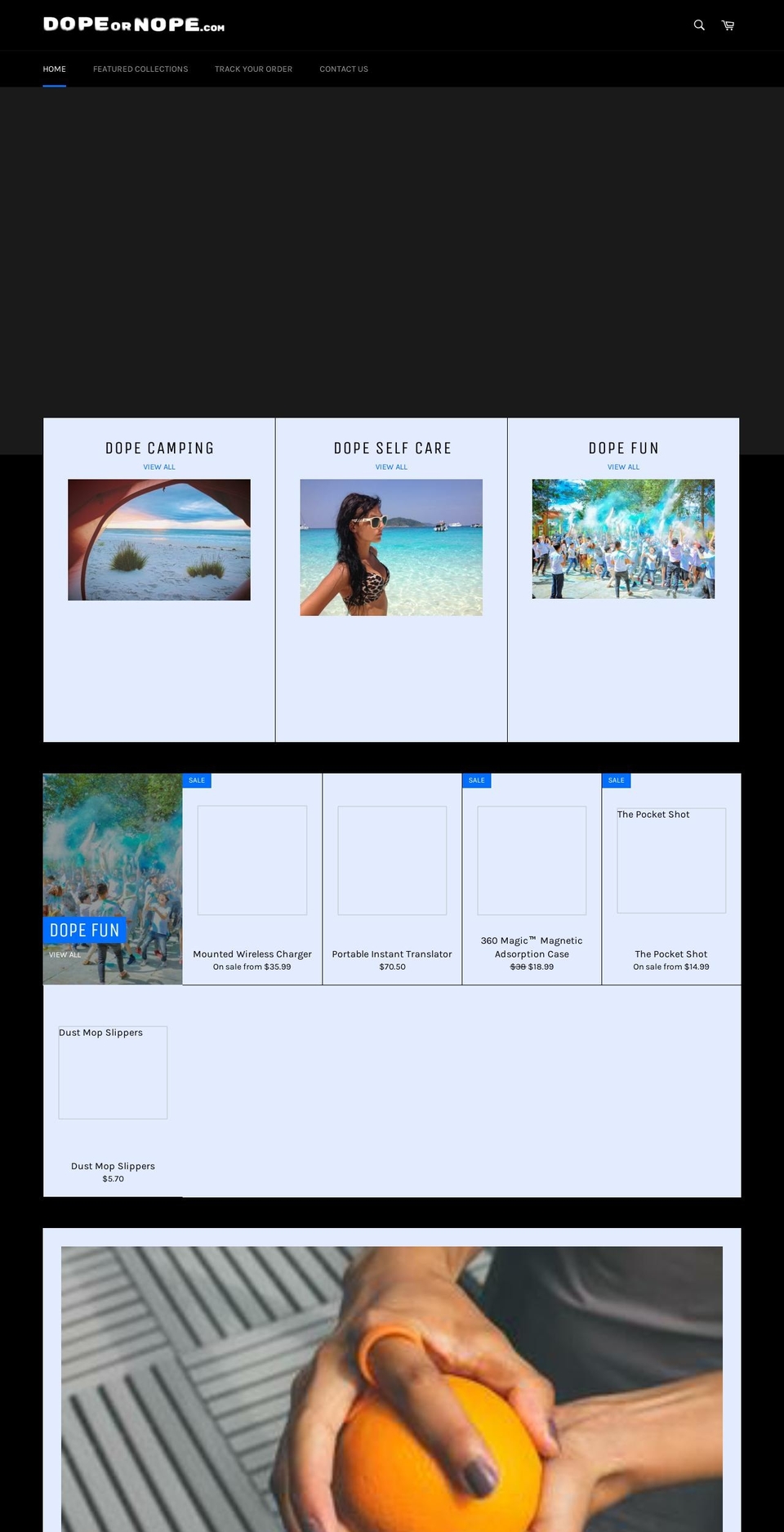t-g-z.com — Shopify storefront screenshot