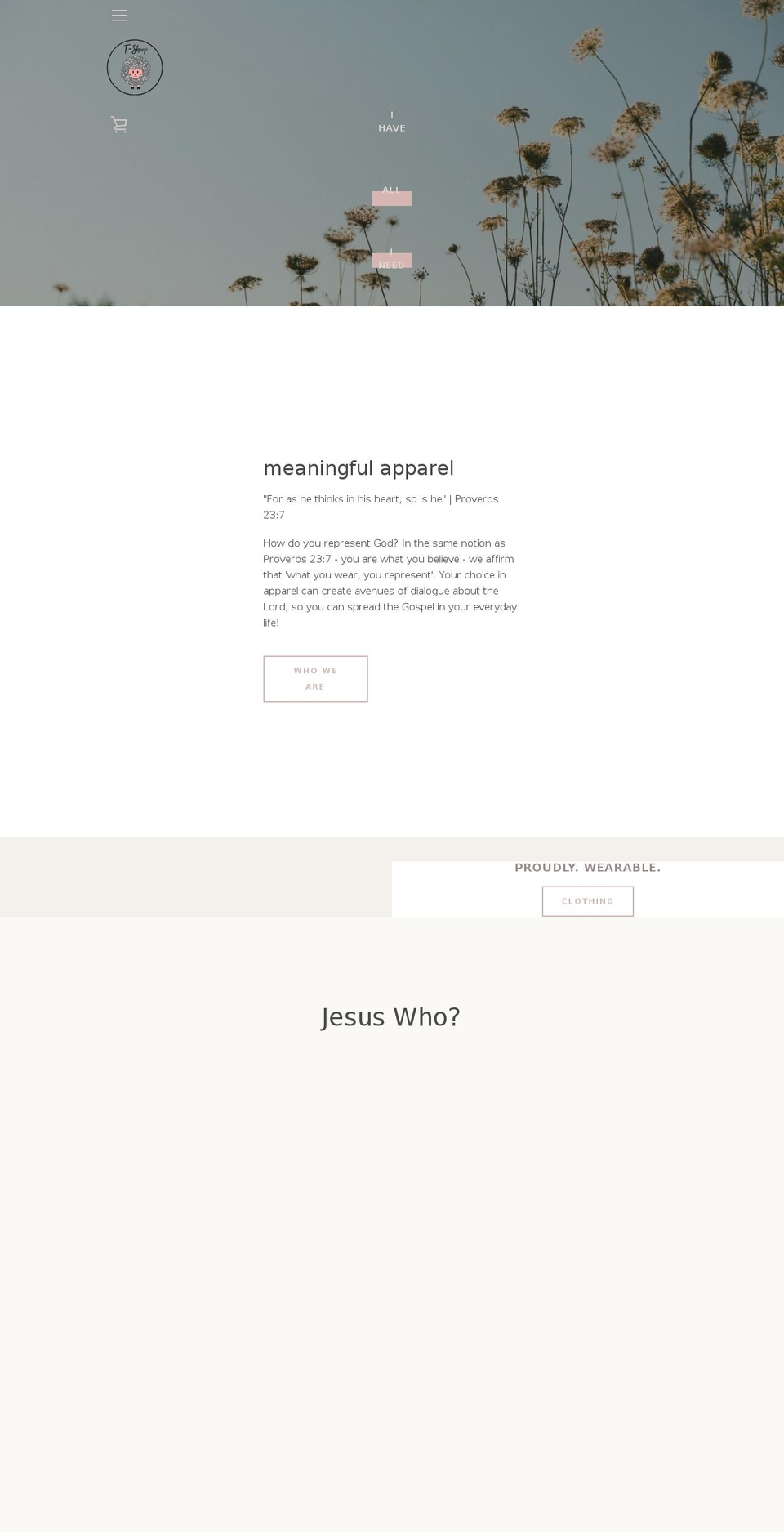 t-sheep.com shopify website screenshot