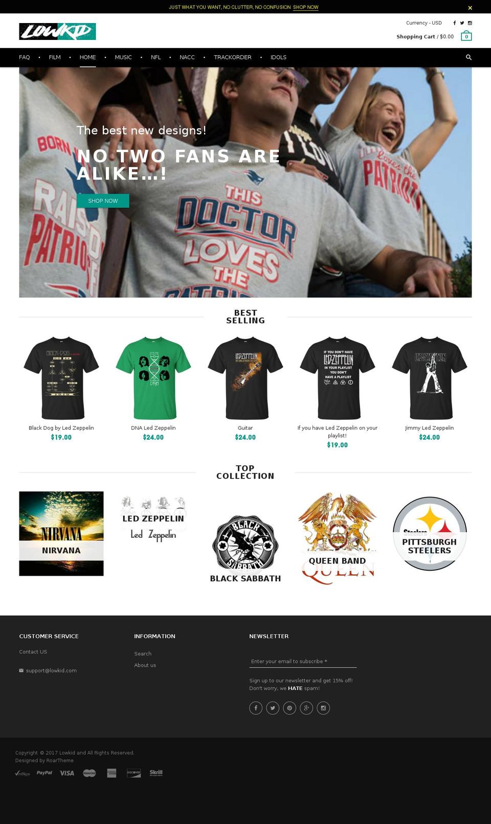 t-shirts1.com shopify website screenshot