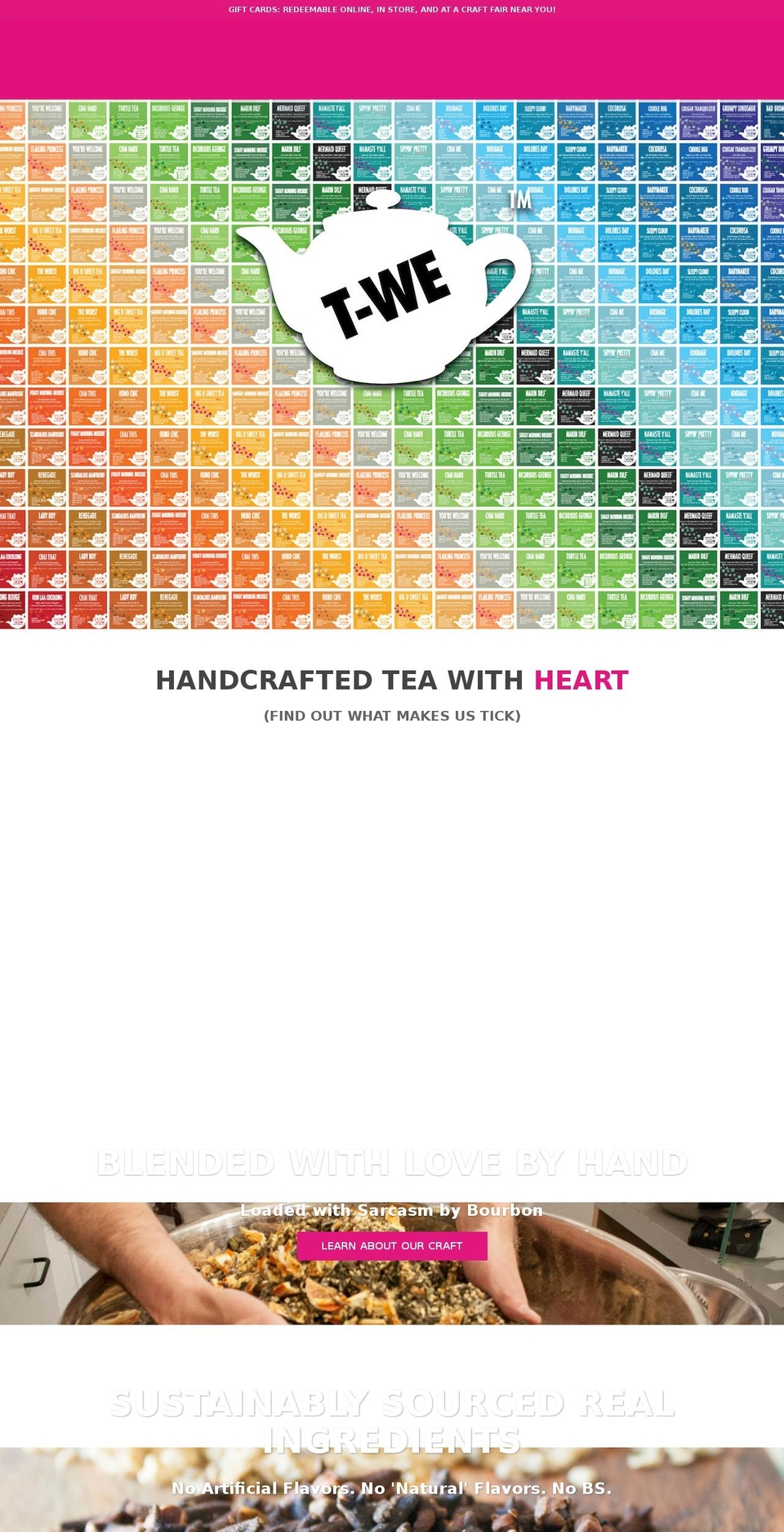 t-wetea.com shopify website screenshot