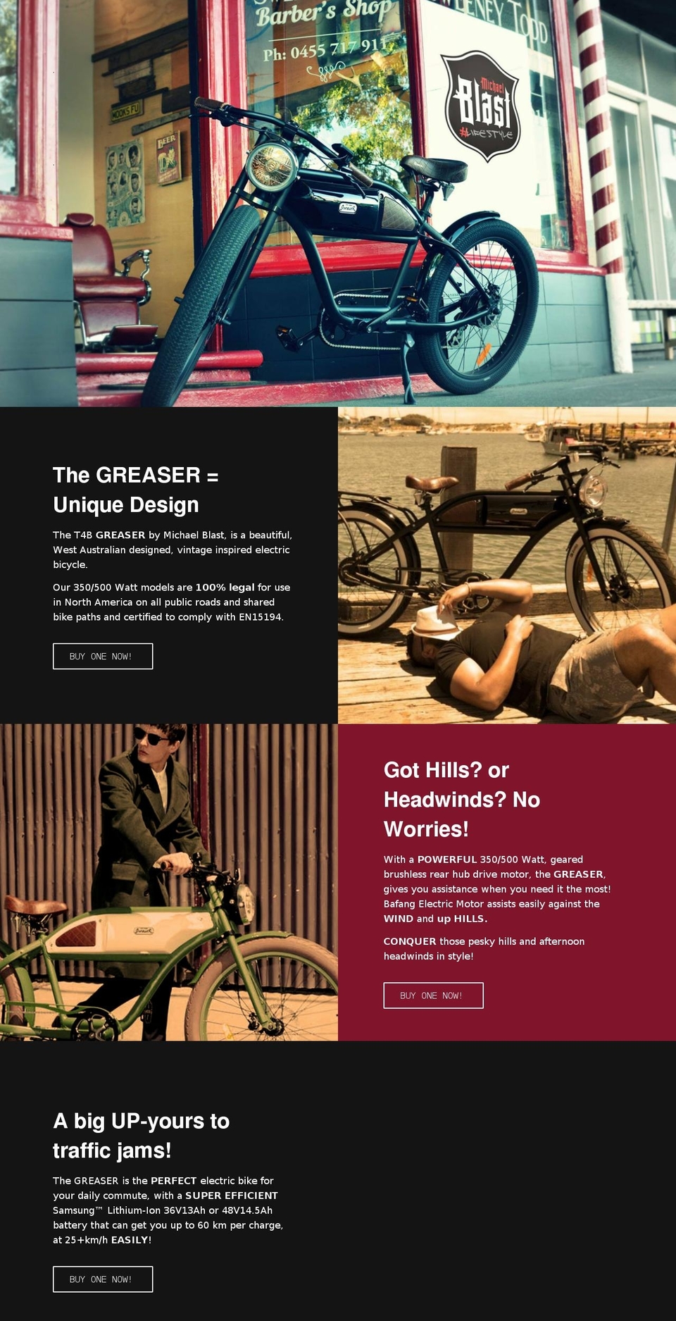 t4bgreaser.com shopify website screenshot