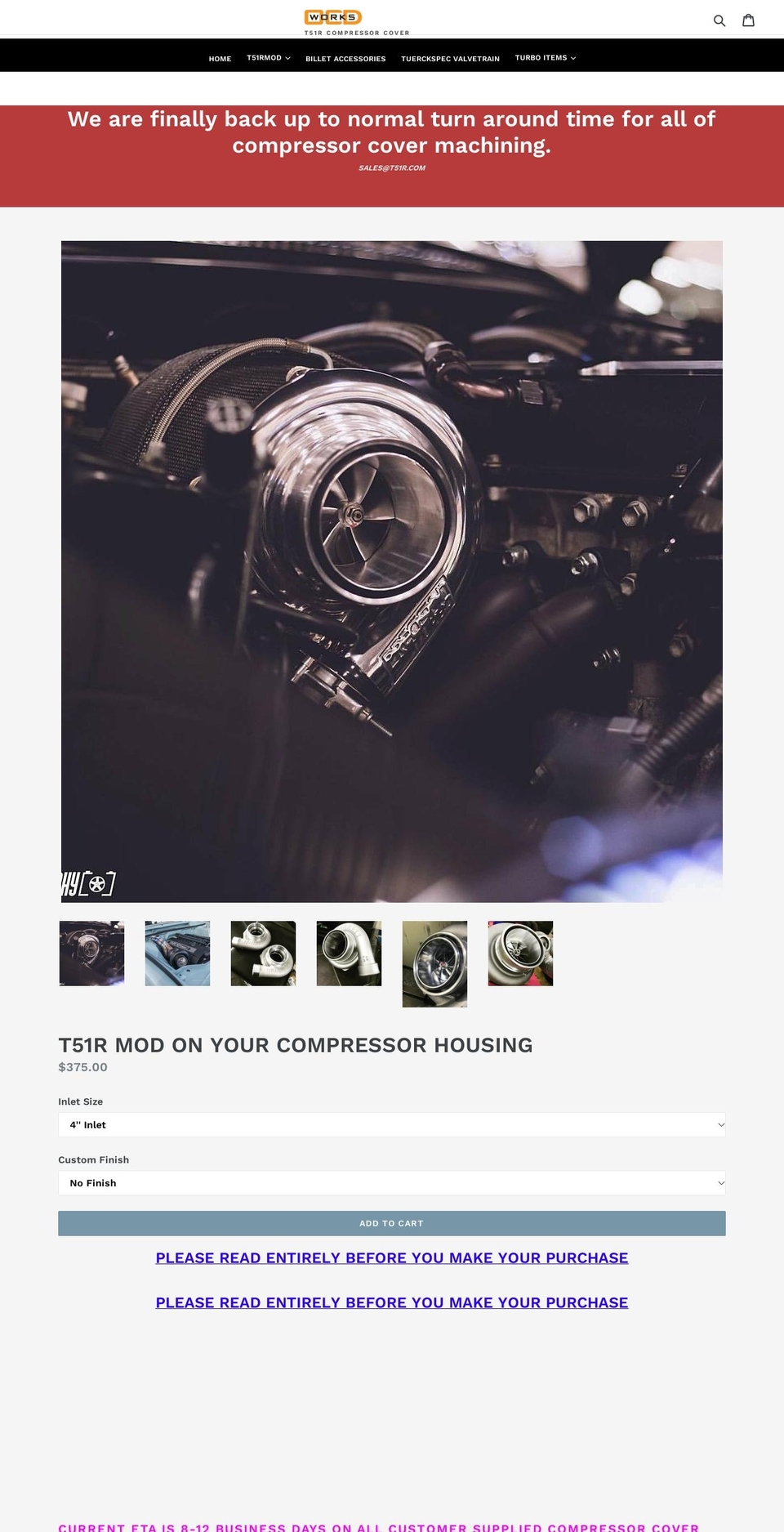 t51r.com shopify website screenshot