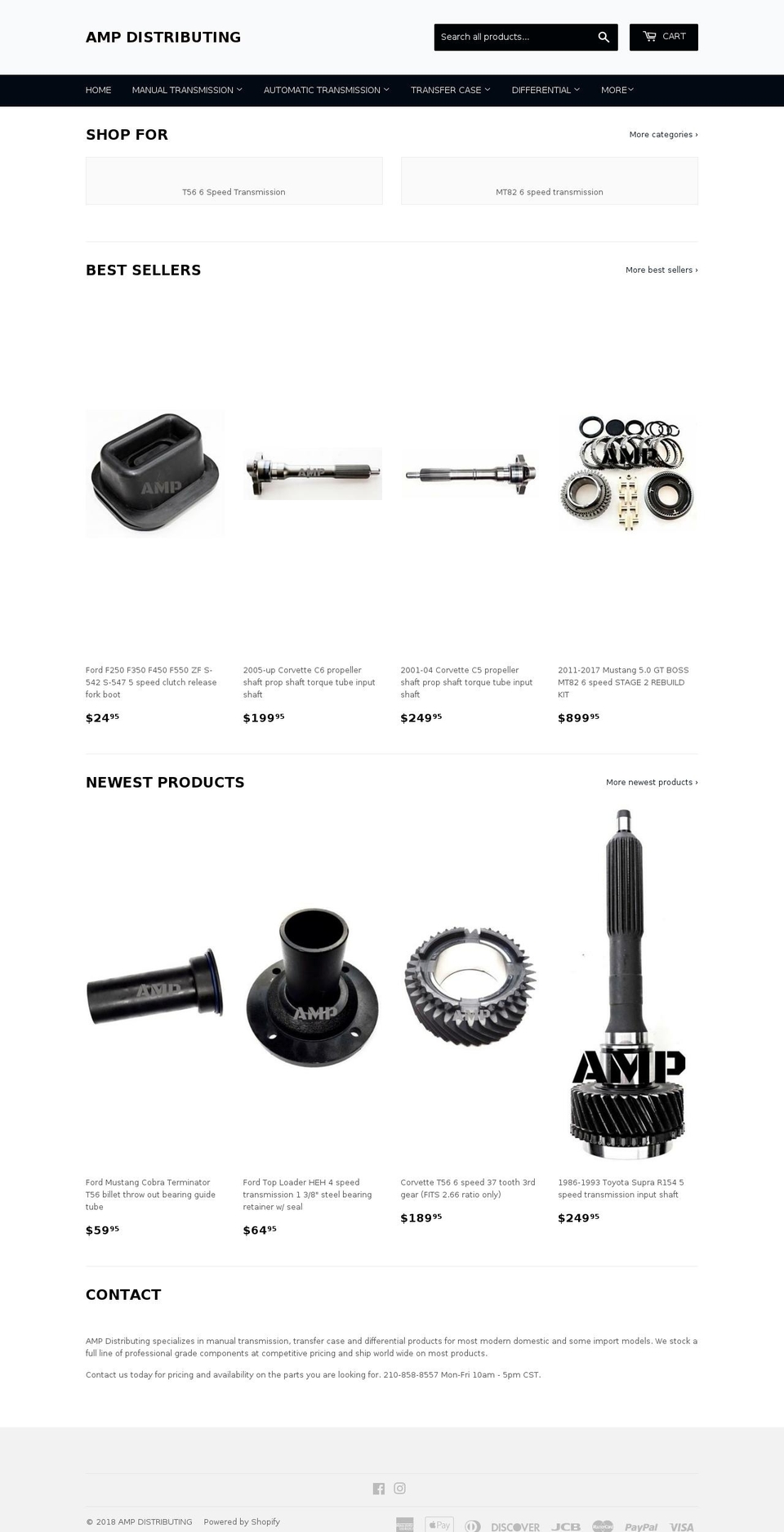 t5parts.net shopify website screenshot
