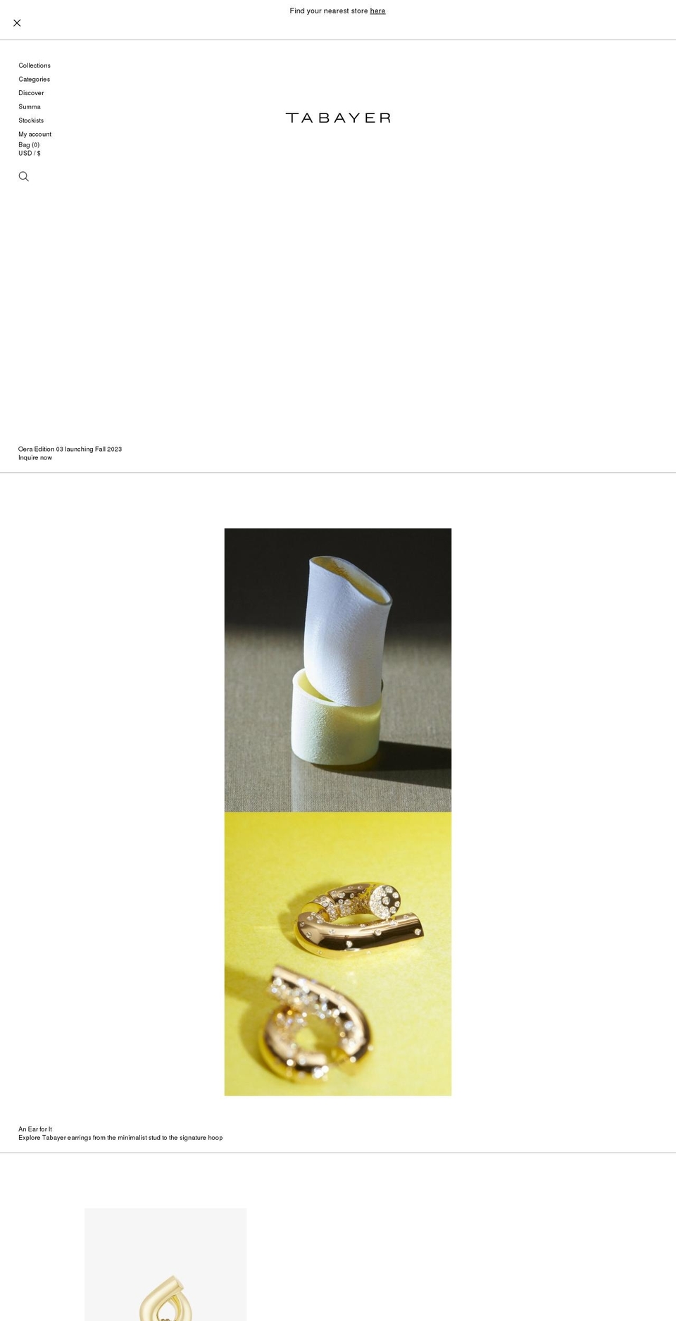 tabayer.com shopify website screenshot