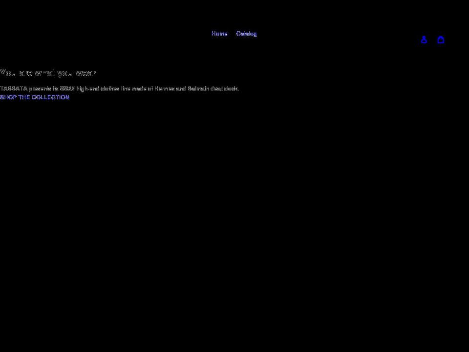 tabbataparis.com shopify website screenshot