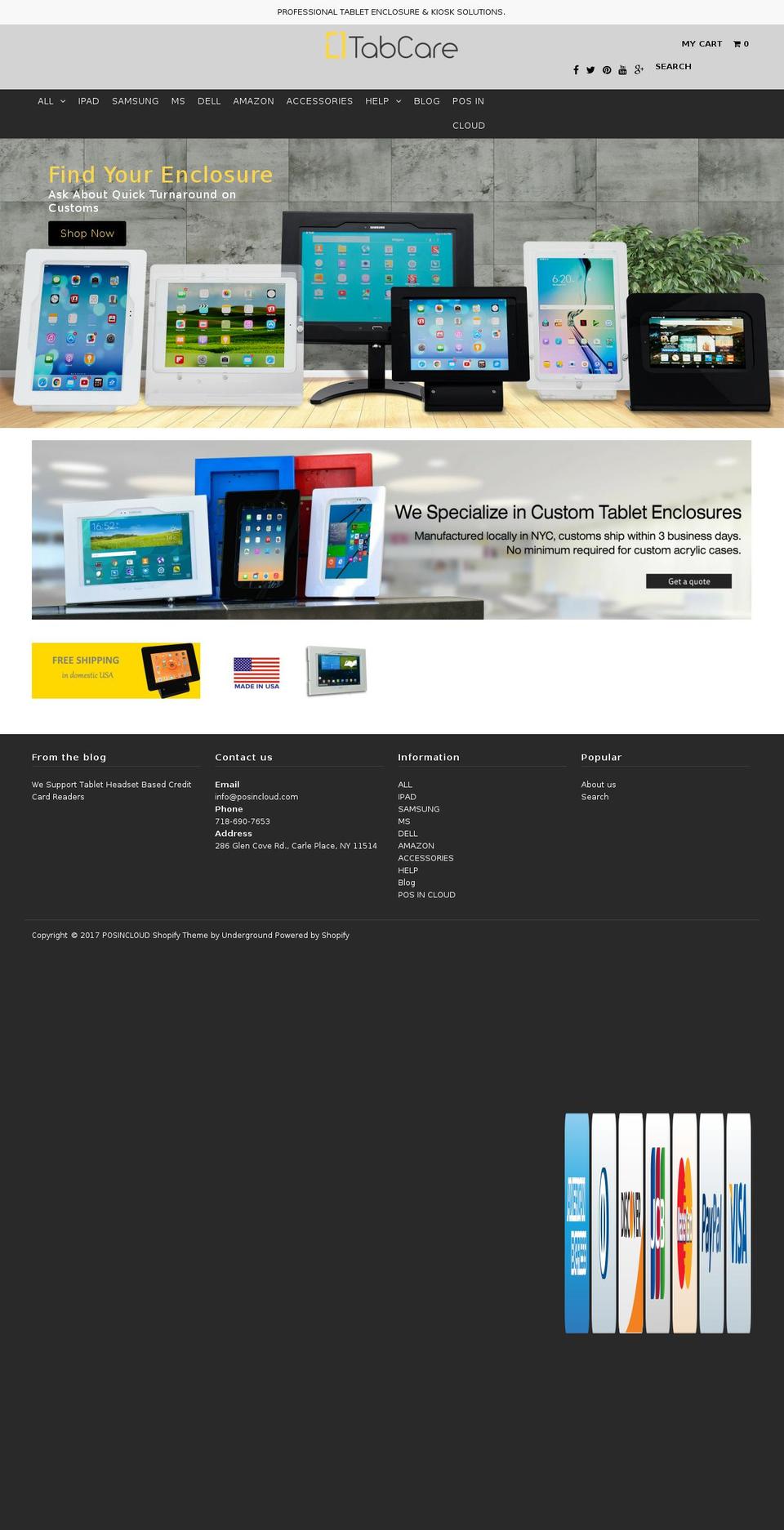 tabcare.com shopify website screenshot