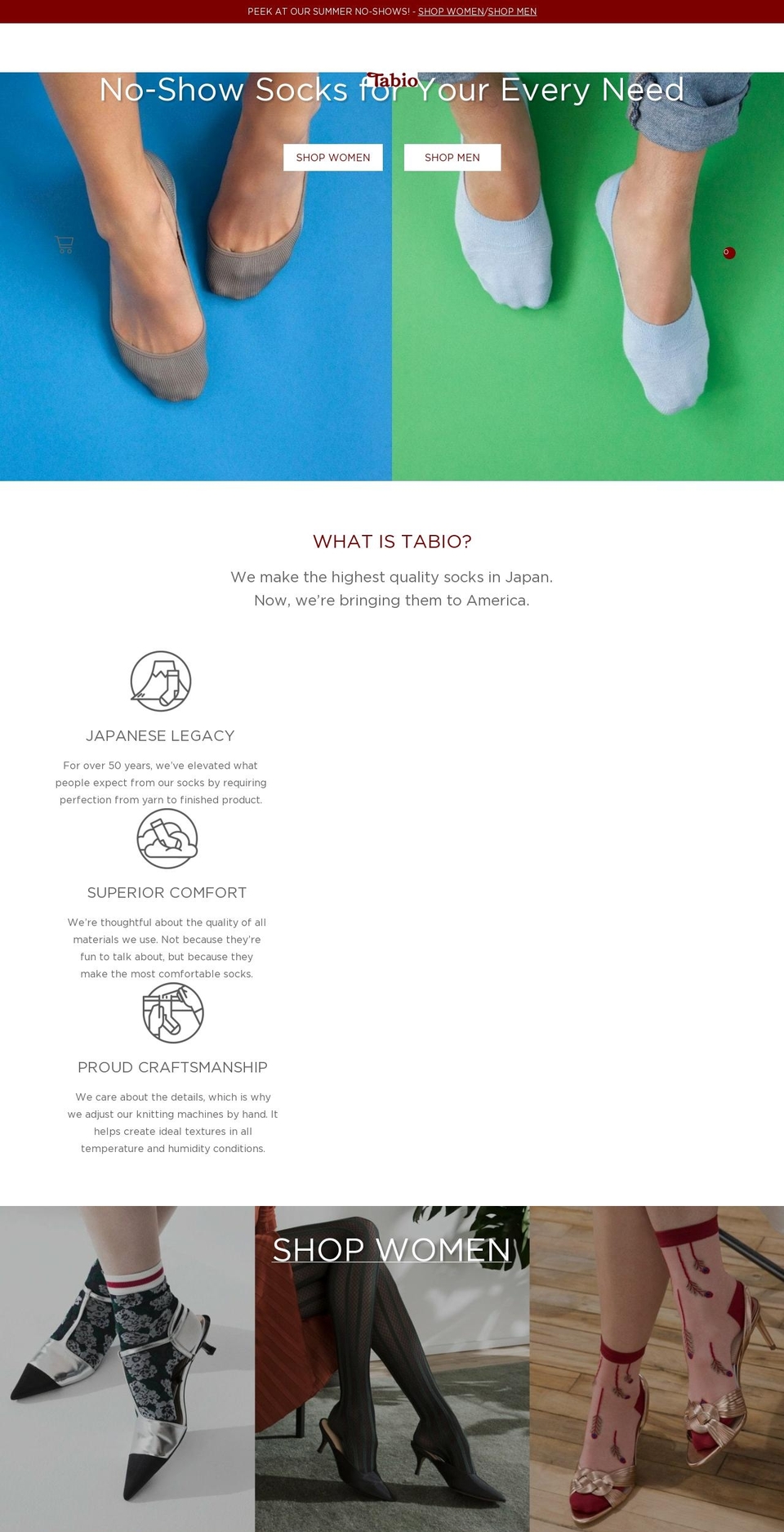 tabiousa.com shopify website screenshot