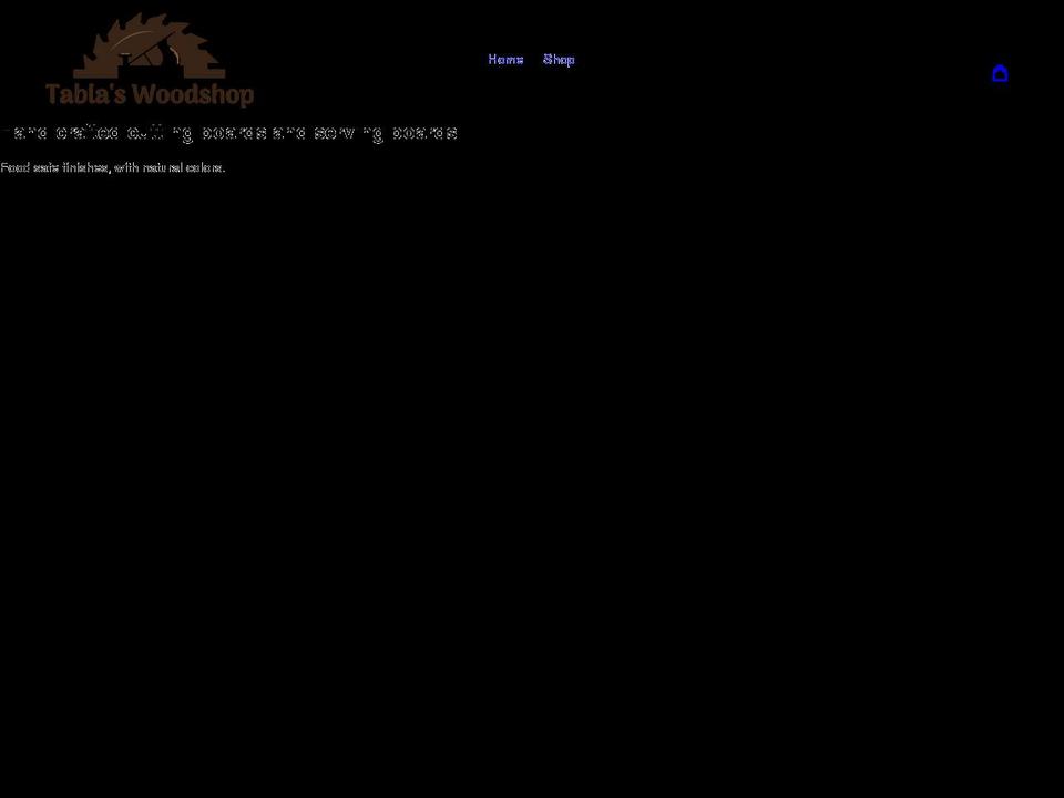 tablaswoodshop.com shopify website screenshot