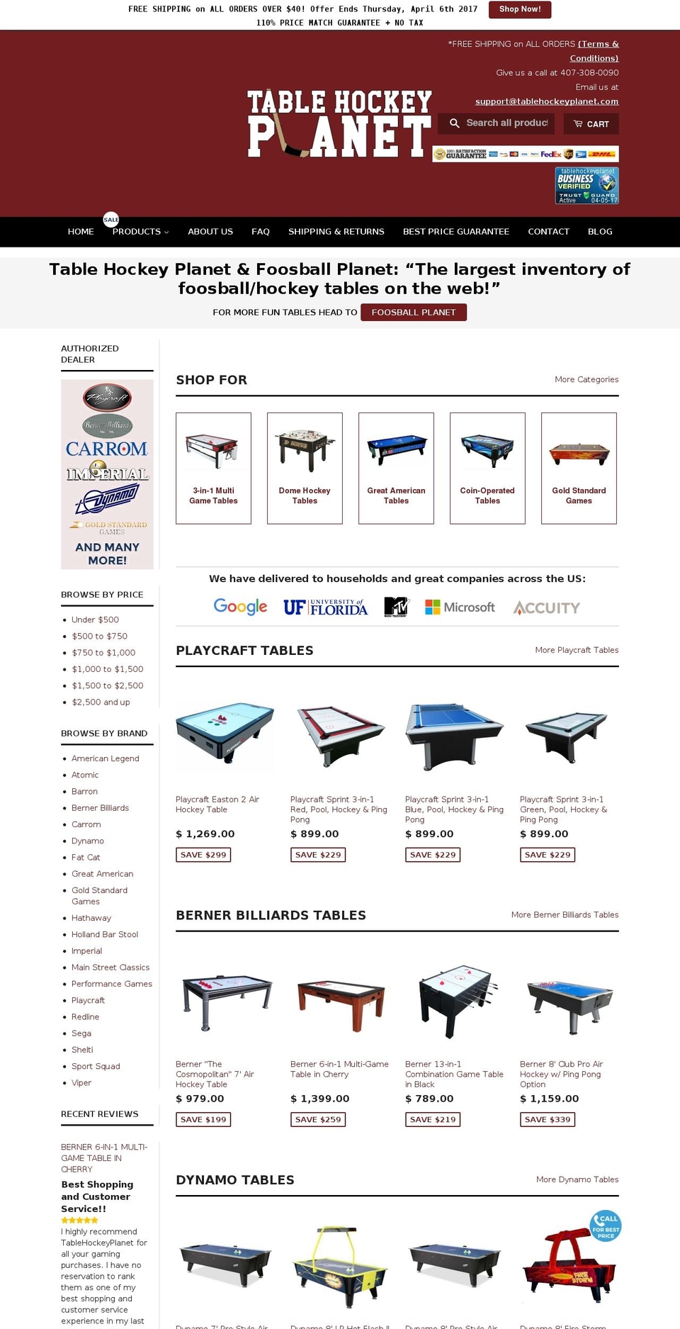 New Cartslider Shopify theme site example tablehockeyplanet.myshopify.com
