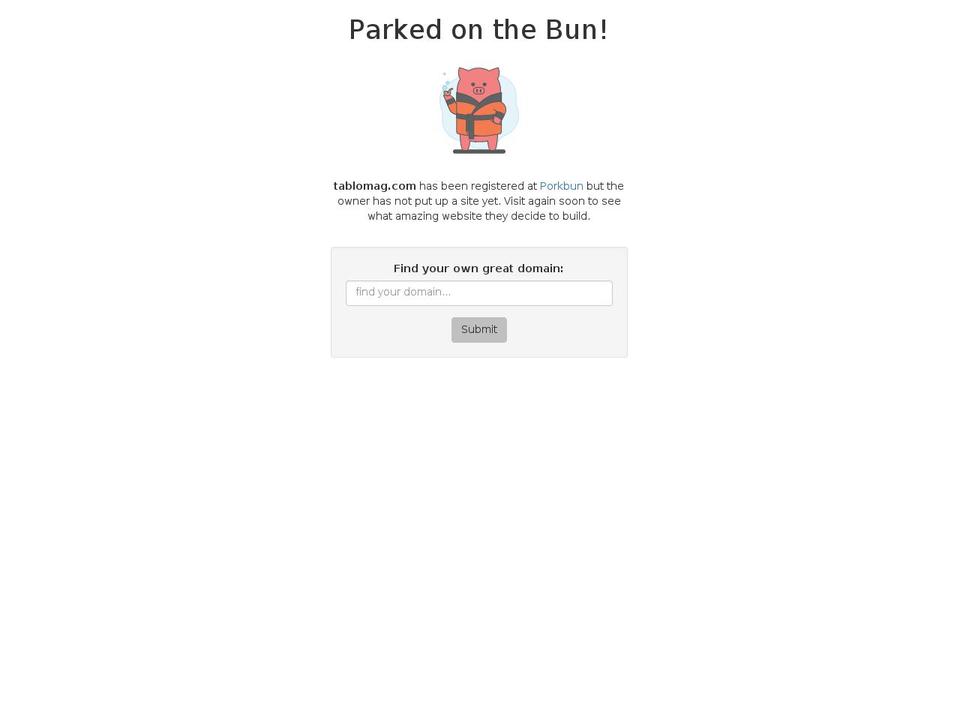 tablomag.com — Shopify storefront screenshot