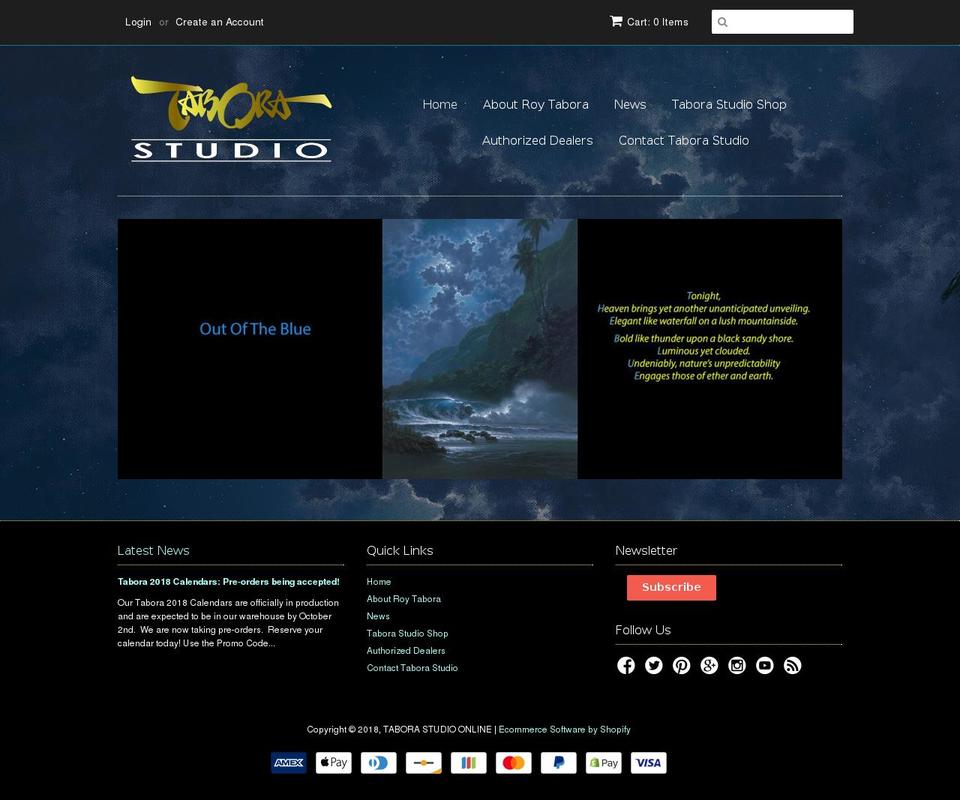 tabora.org shopify website screenshot