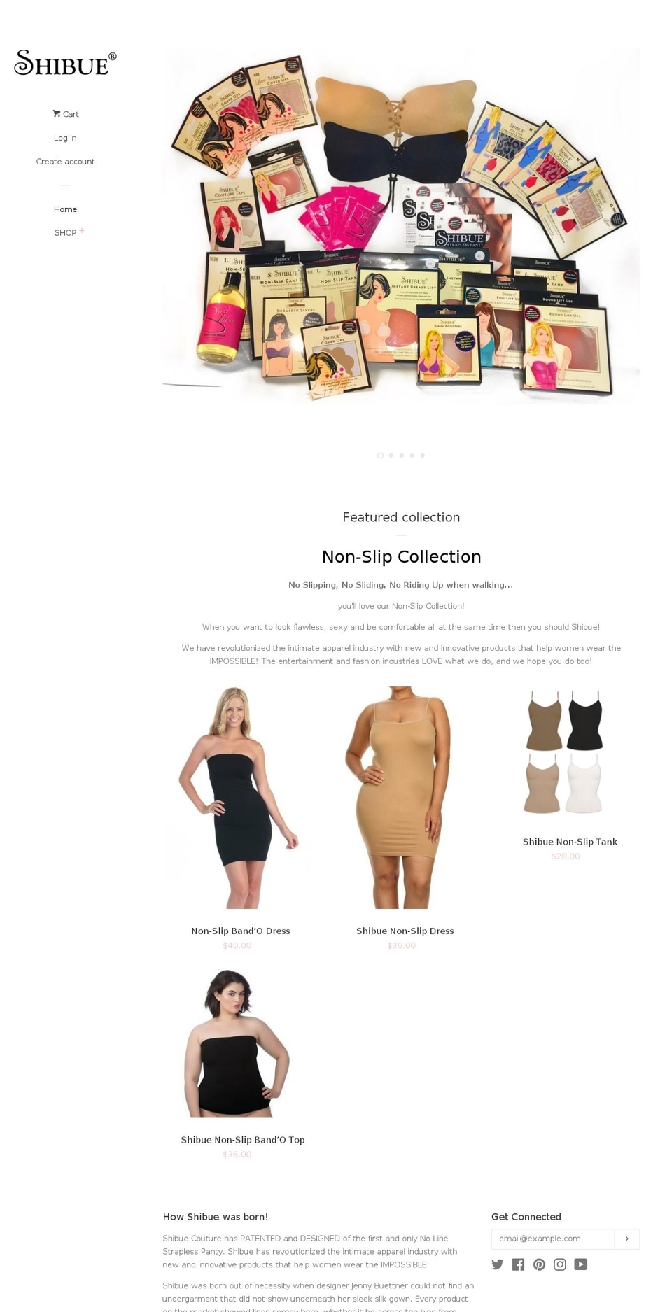 tabuecollection.com shopify website screenshot