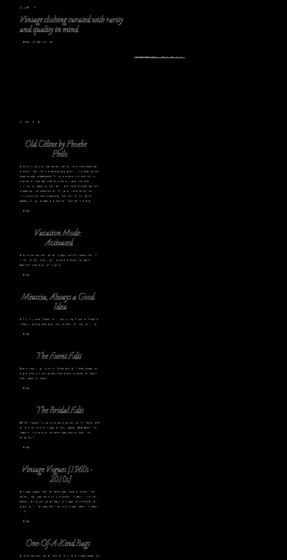 tabvintage.com shopify website screenshot