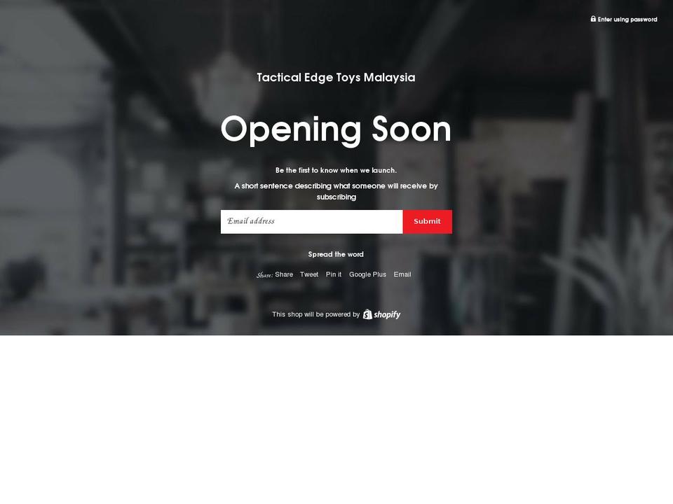 tacedge.online shopify website screenshot