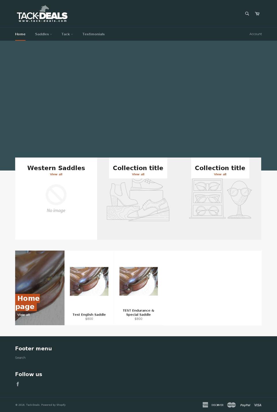 tack-deals.com — Shopify storefront screenshot